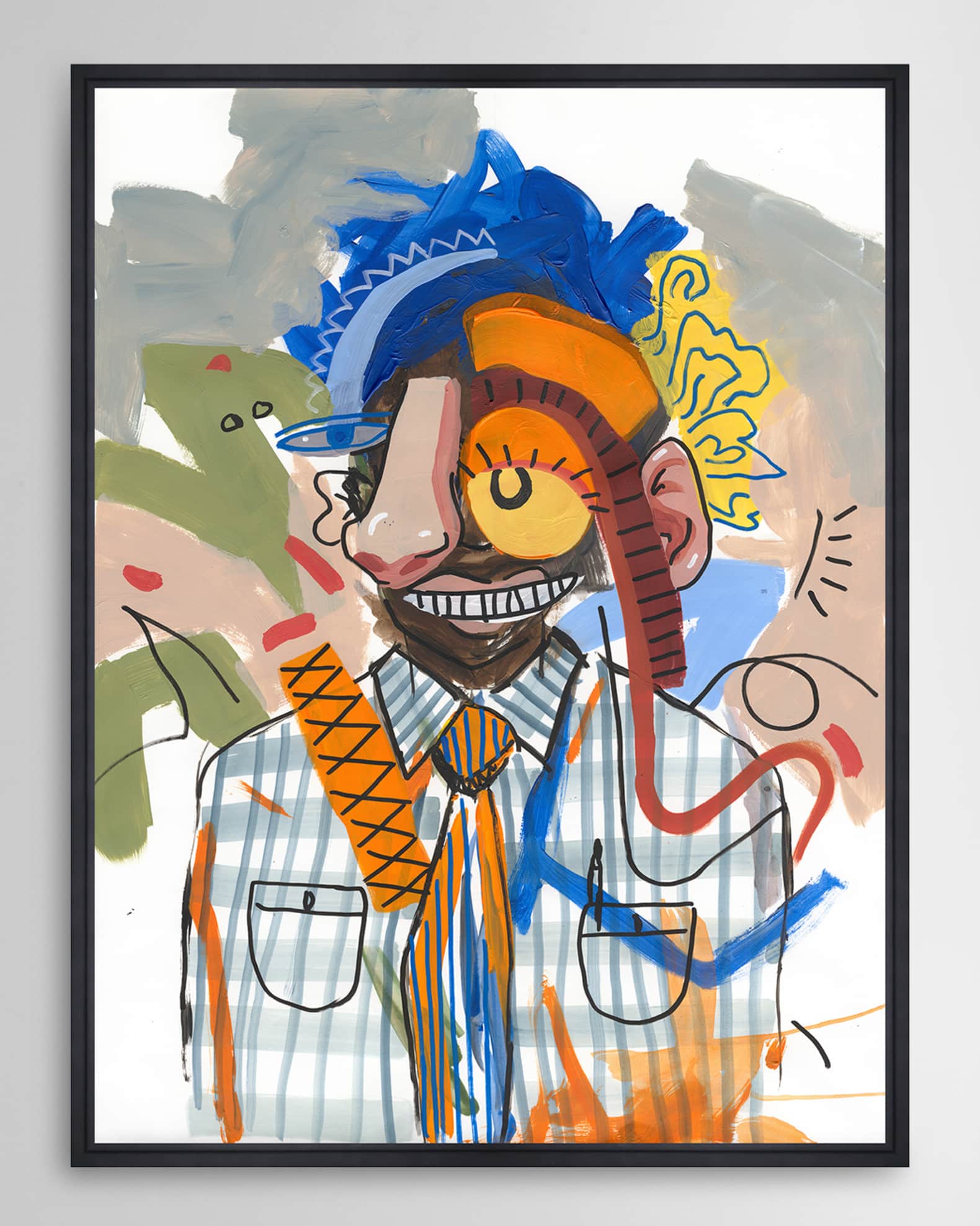 "Ray" Framed Giclee by Michel Smith Boyd, 26" x 34" Horchow