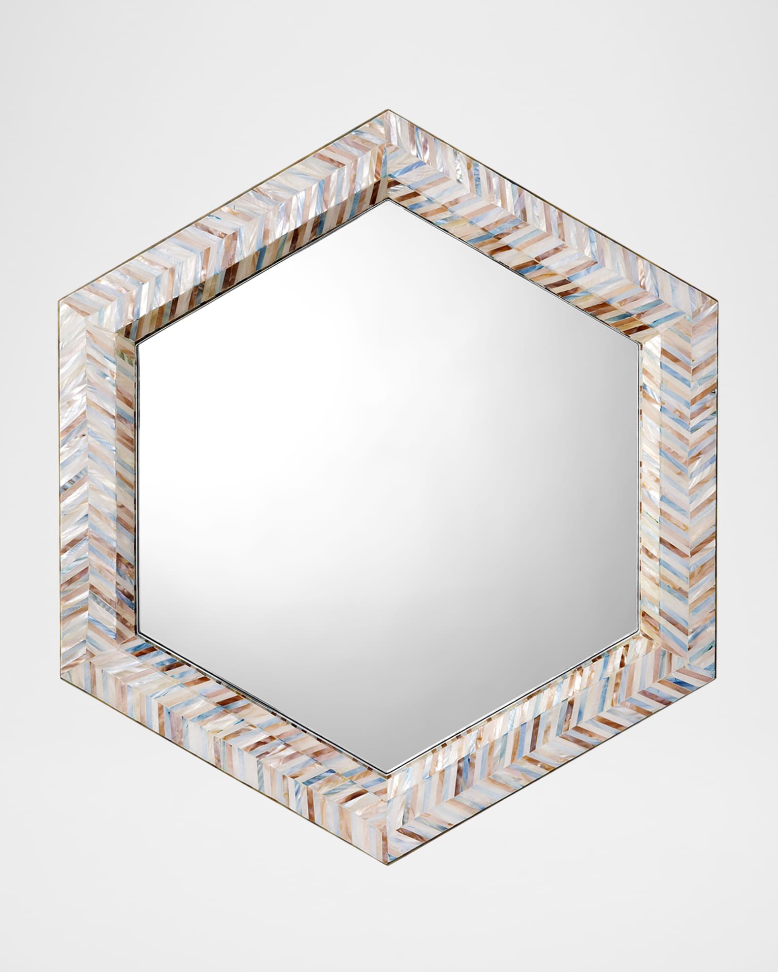 Jamie Young Academy Hexagon Wall Mirror