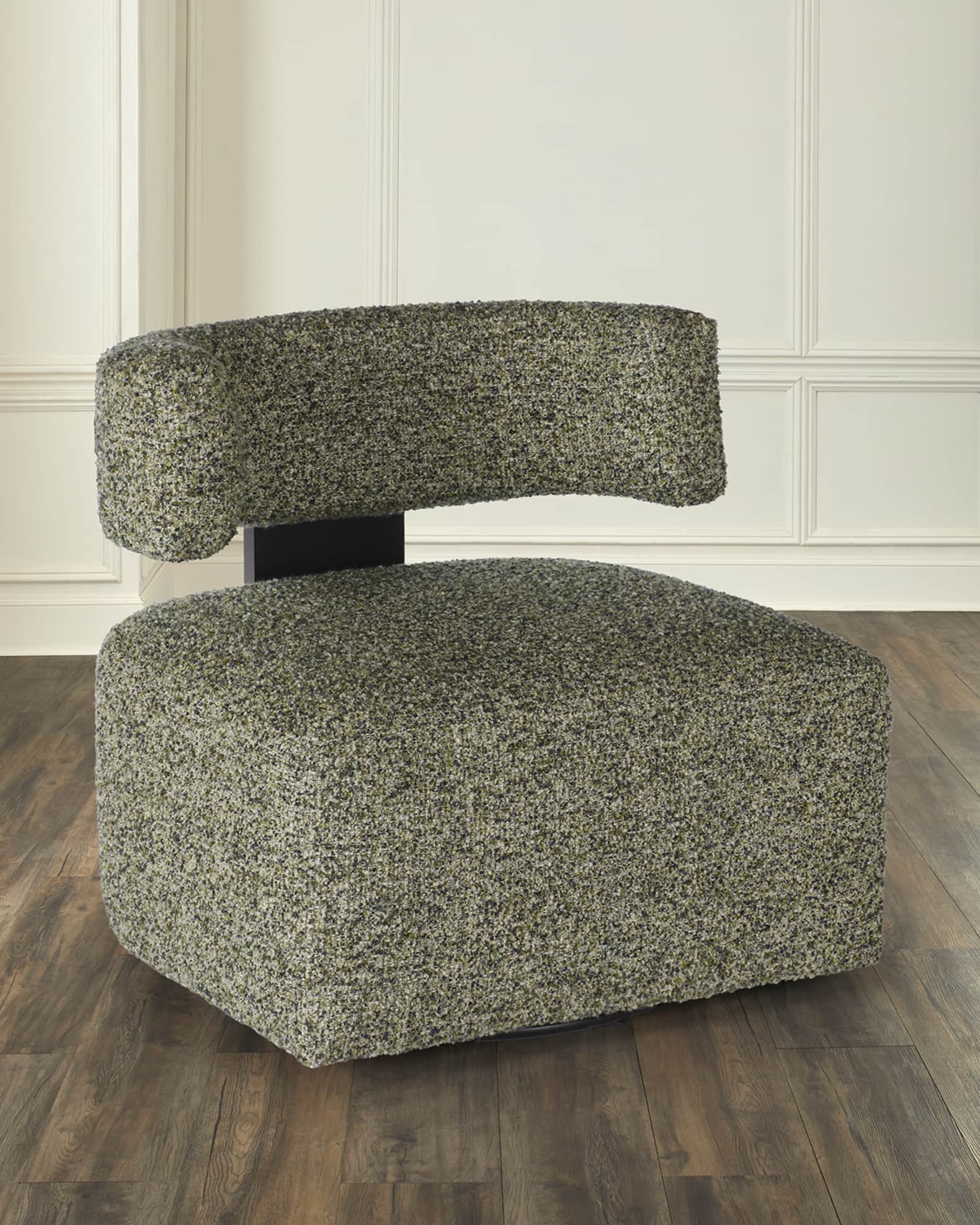 HF Custom Winslow Boucle Swivel Chair