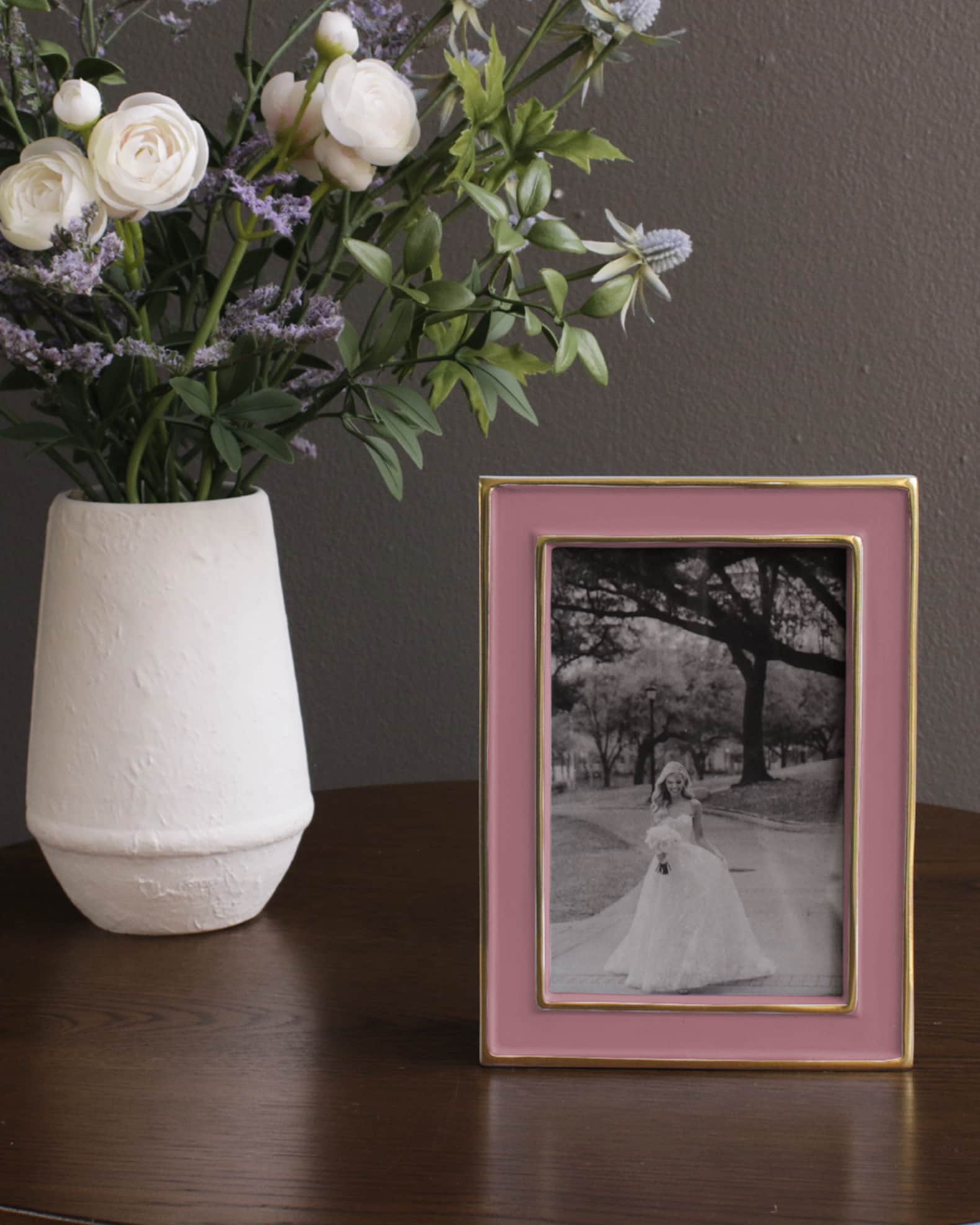 Beatriz Ball Jason 4x6 Photo Frame - Polished Metal Horizontal Frame With Stand - View #11