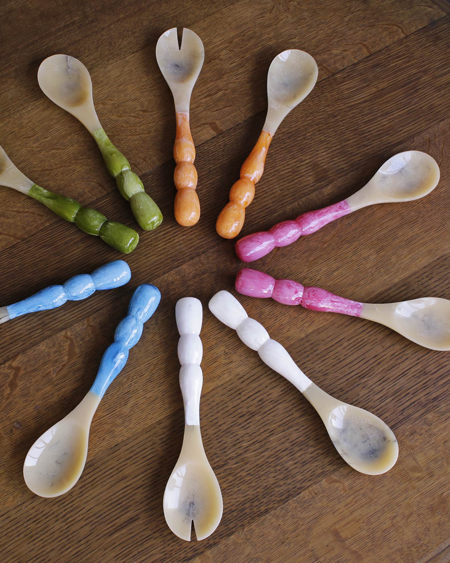Beatriz Ball Vida Resin Salad Servers, Yellow main image 0