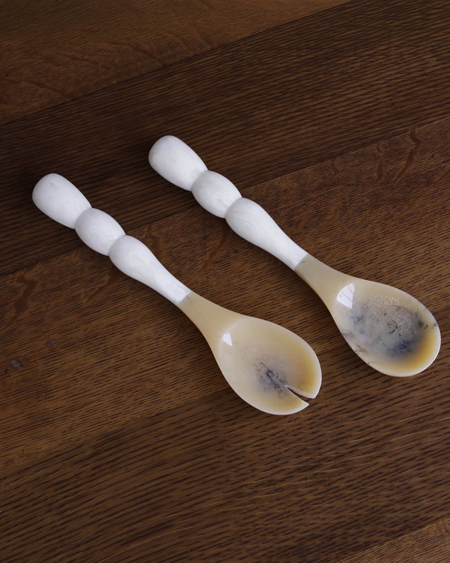 Beatriz Ball Resin Rio Bubble Salad Servers, Set of 2