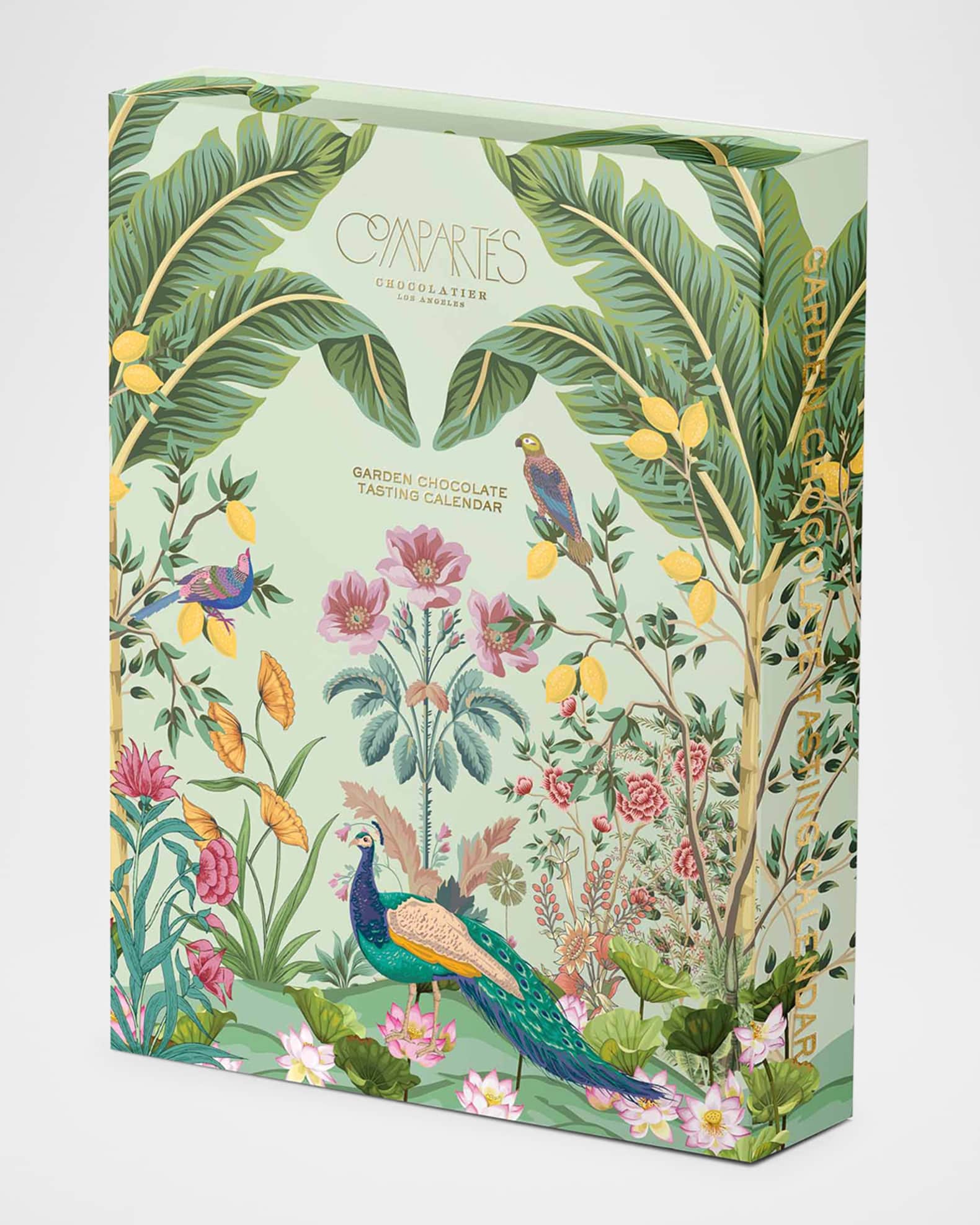 Compartes Chocolatier Green Garden Gourmet Chocolate Advent Calendar