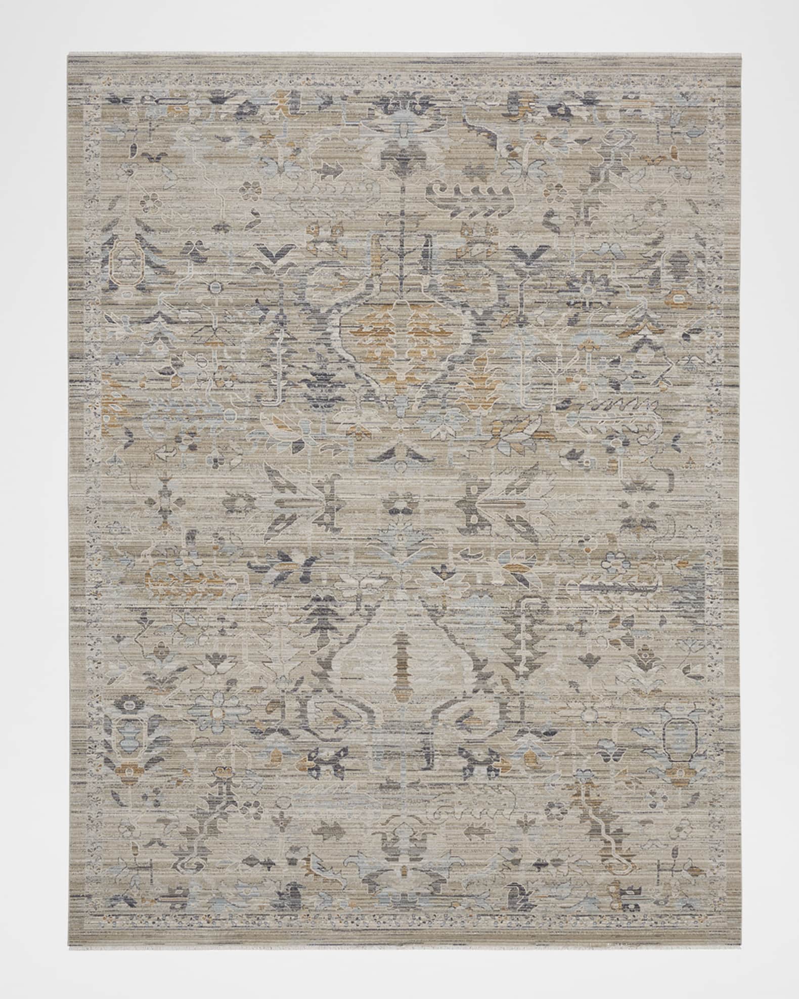 Nourison Lynx Taupe Power-Loomed Rug, 10' x 14'