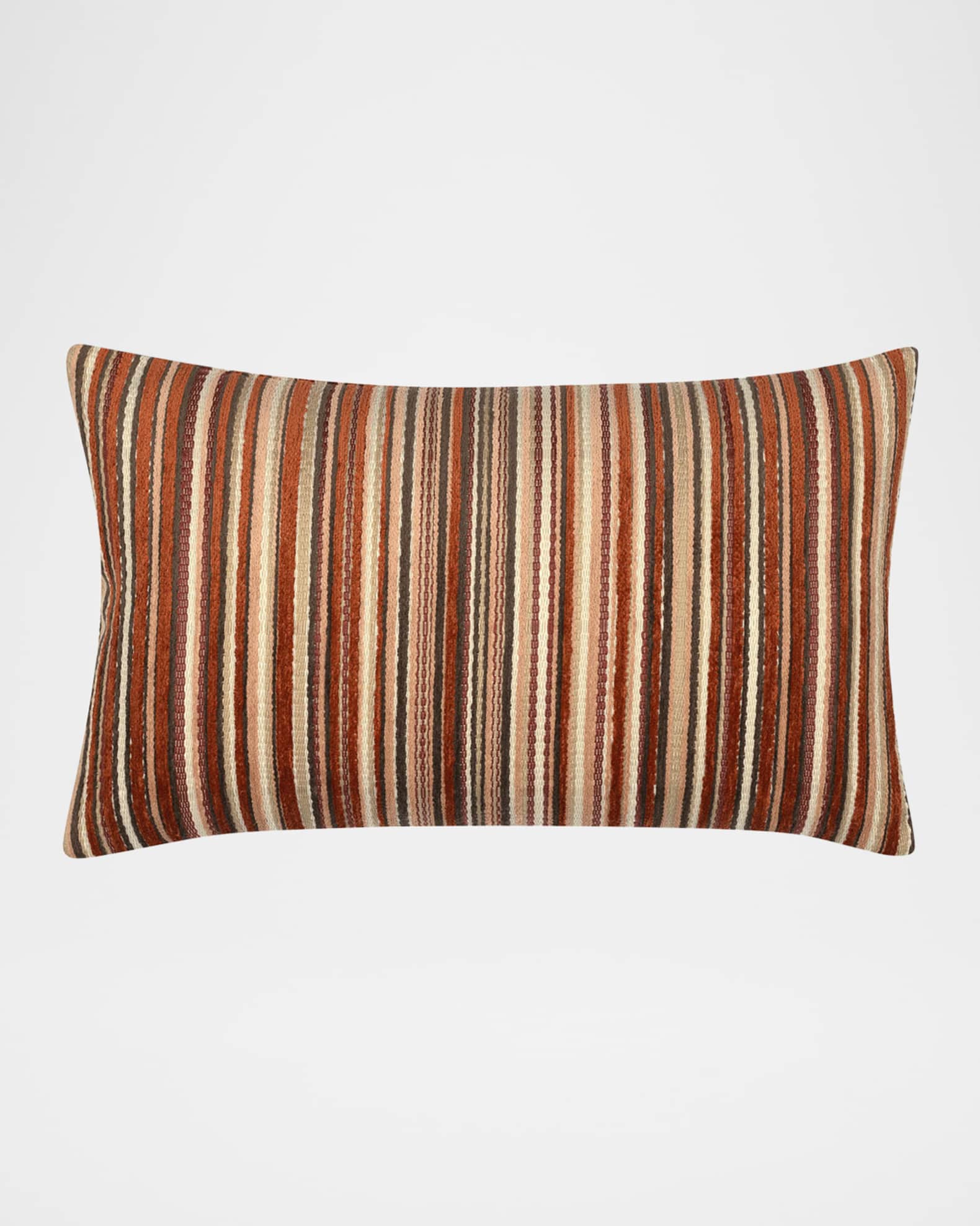 Elaine Smith Lush Velvet Lumbar Pillow, 12" x 20"