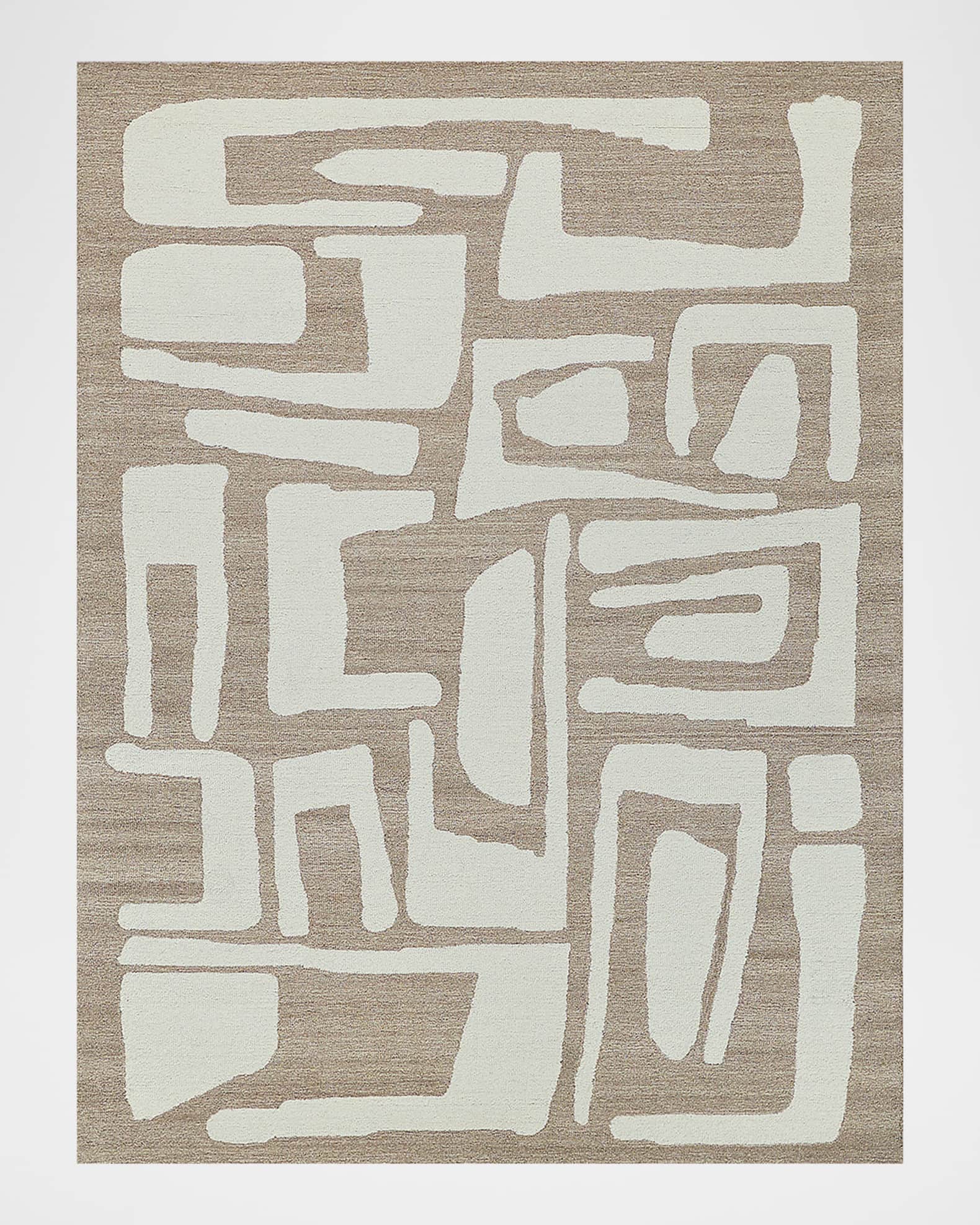 Exquisite Rugs Carmel HandTufted Camel & Ivory Rug, 5' x 8' Horchow