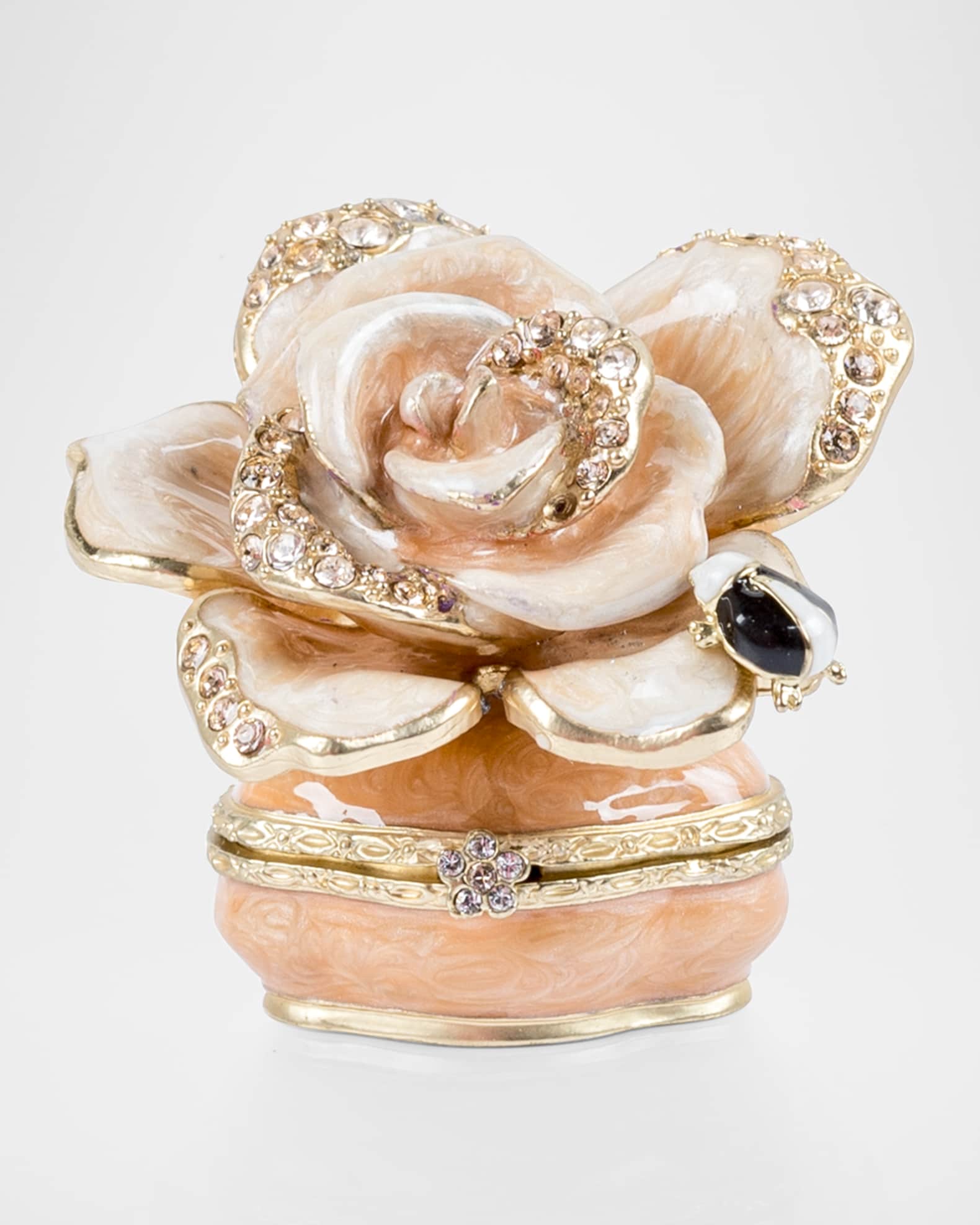 Jay Strongwater Sabrina Rosalie Rose Box
