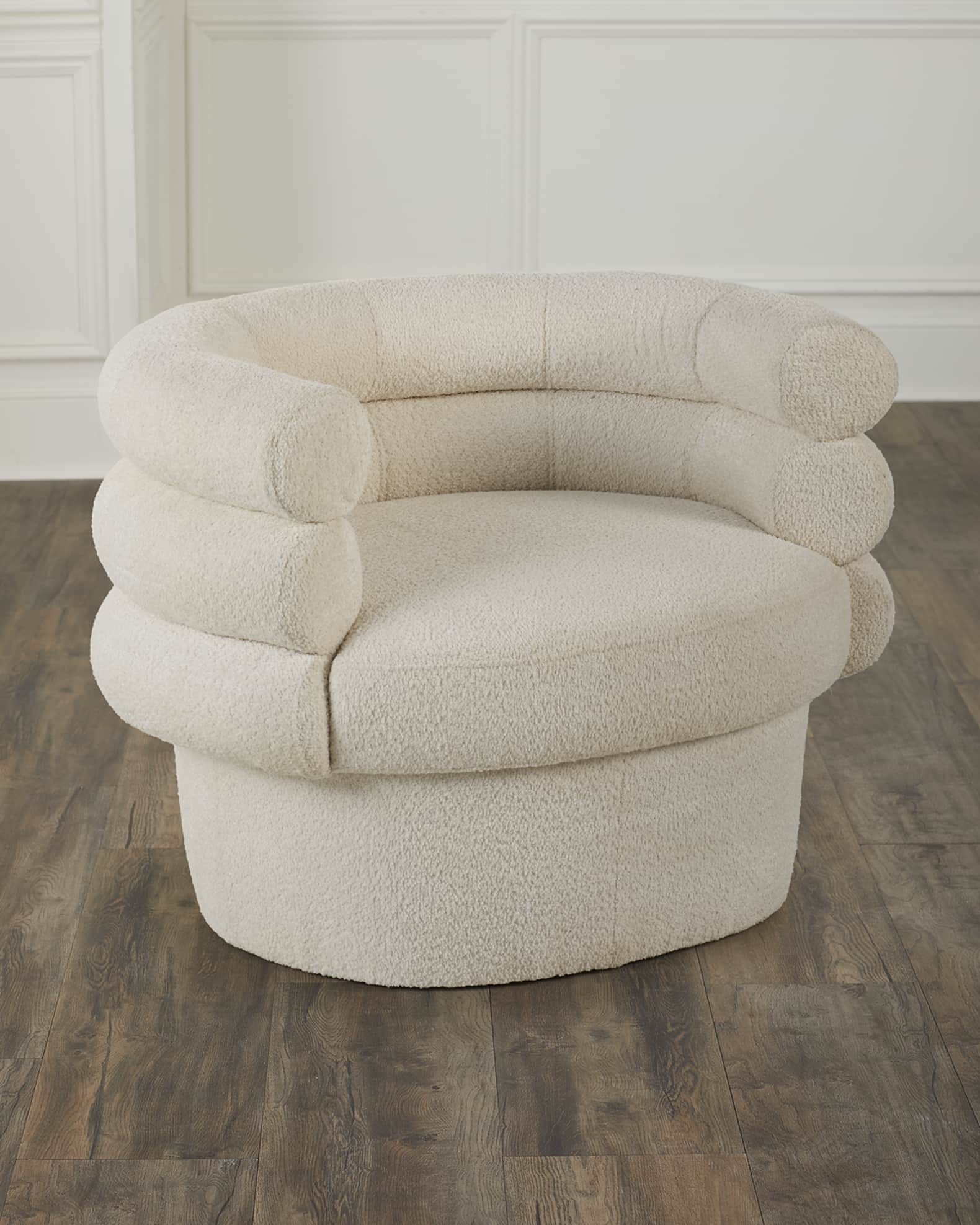 Haute House Heidi Boucle Barrel Chair