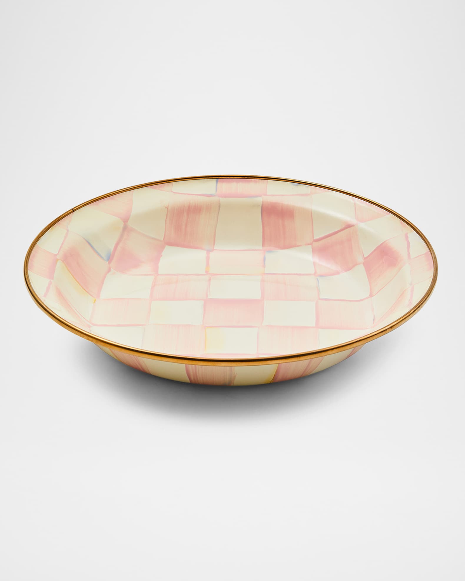 MacKenzie-Childs Rosy Check Pie Plate