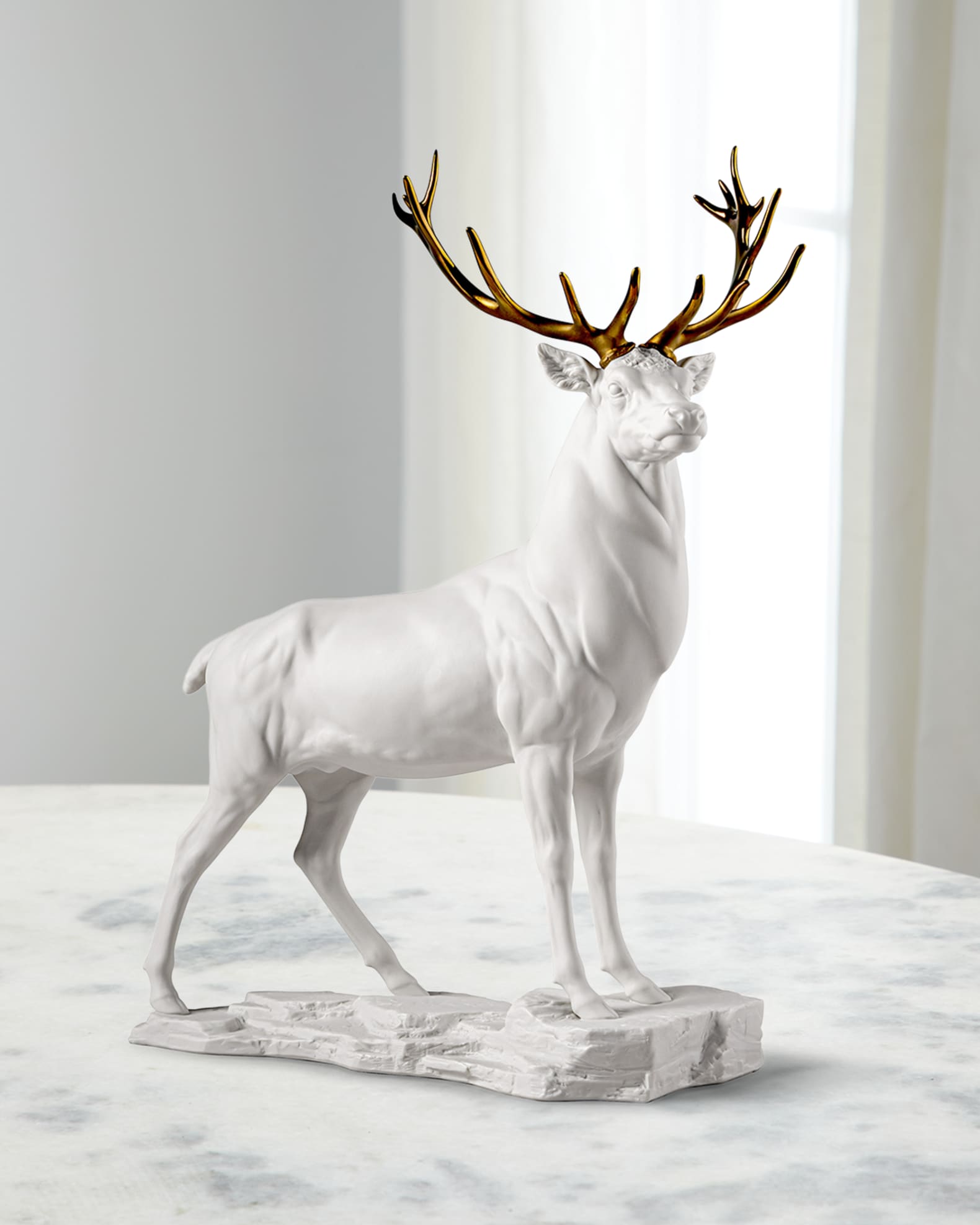 Lladro Deer Sculpture