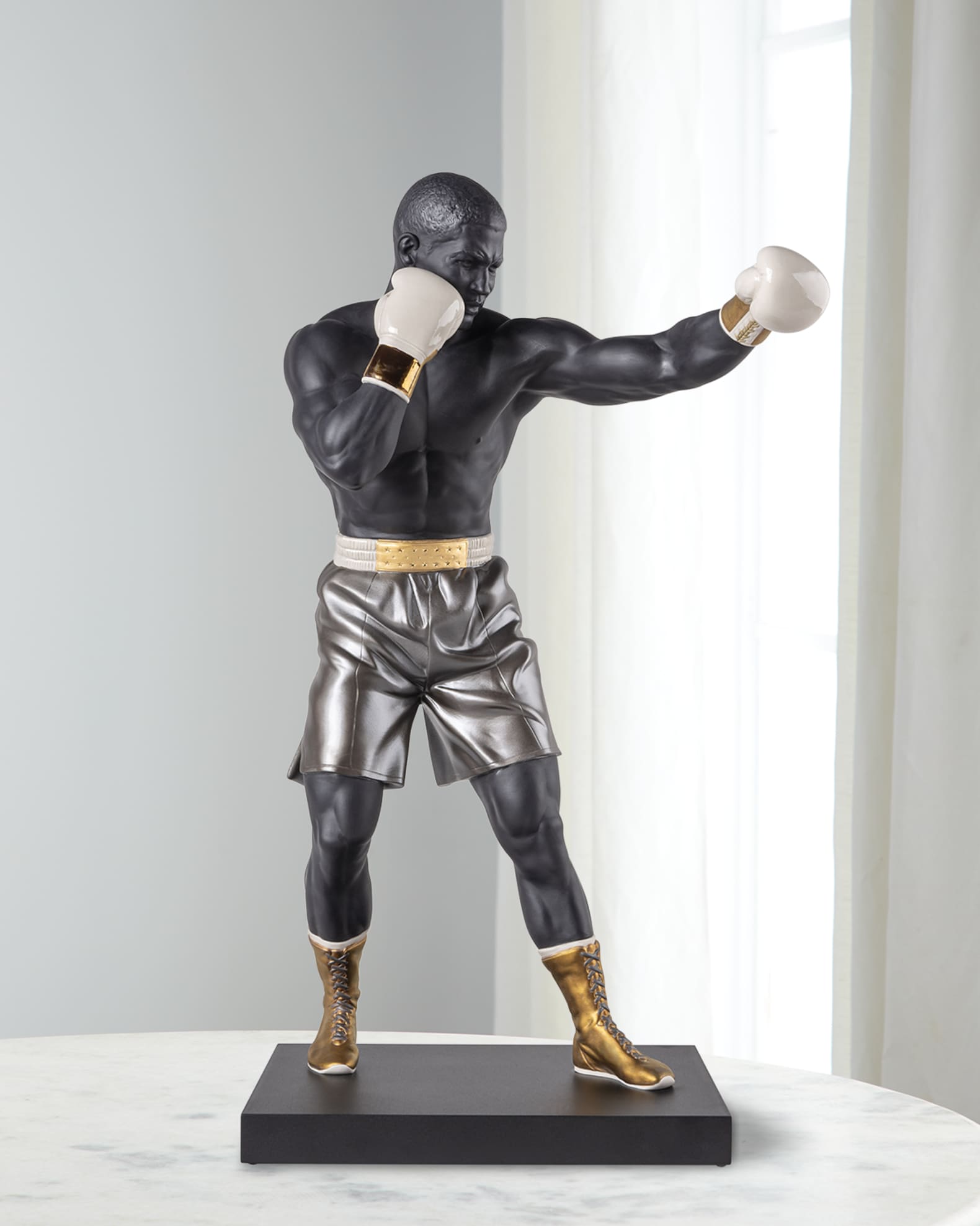 Lladro Boxer Sculpture