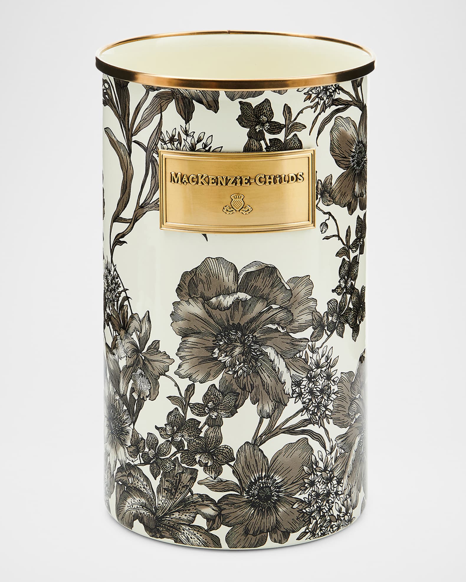 MacKenzie-Childs Sterling English Garden Utensil Holder