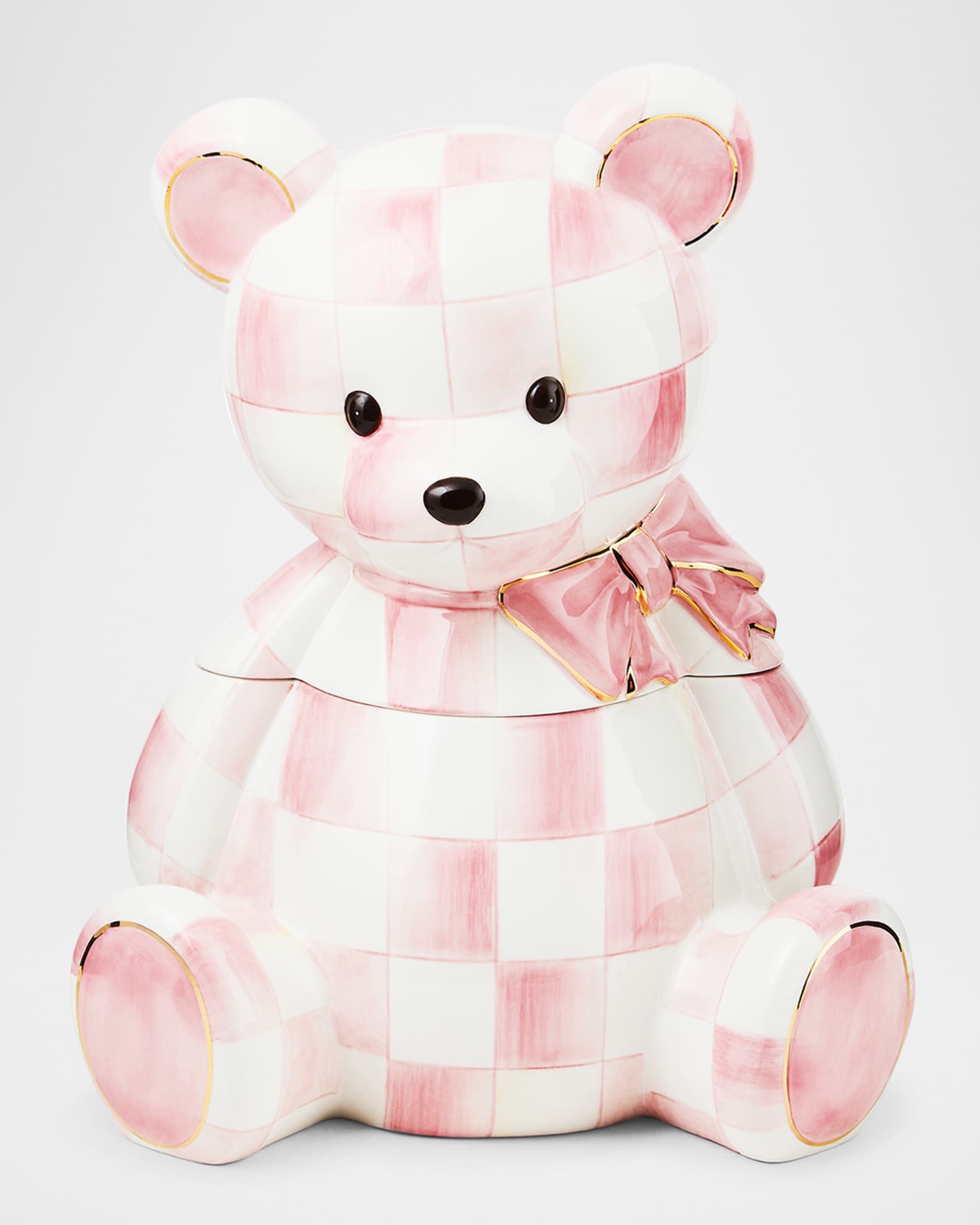 MacKenzie-Childs Rosy Bear Cookie Jar