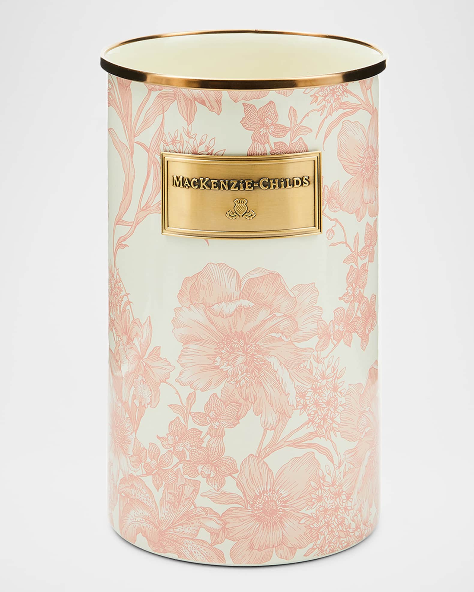 MacKenzie-Childs Rosy English Garden Utensil Holder
