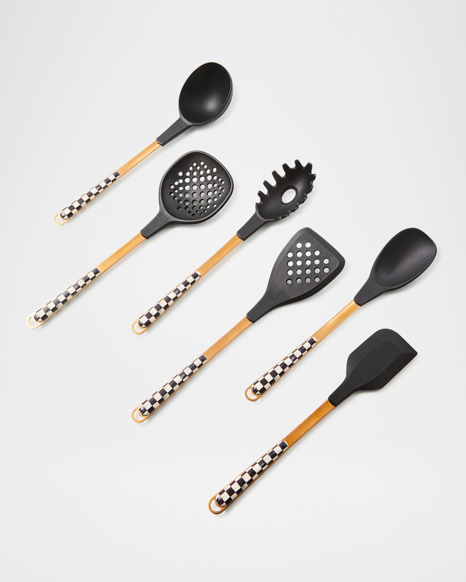 MacKenzie Childs Courtly Check Utensil Caddy Set Horchow