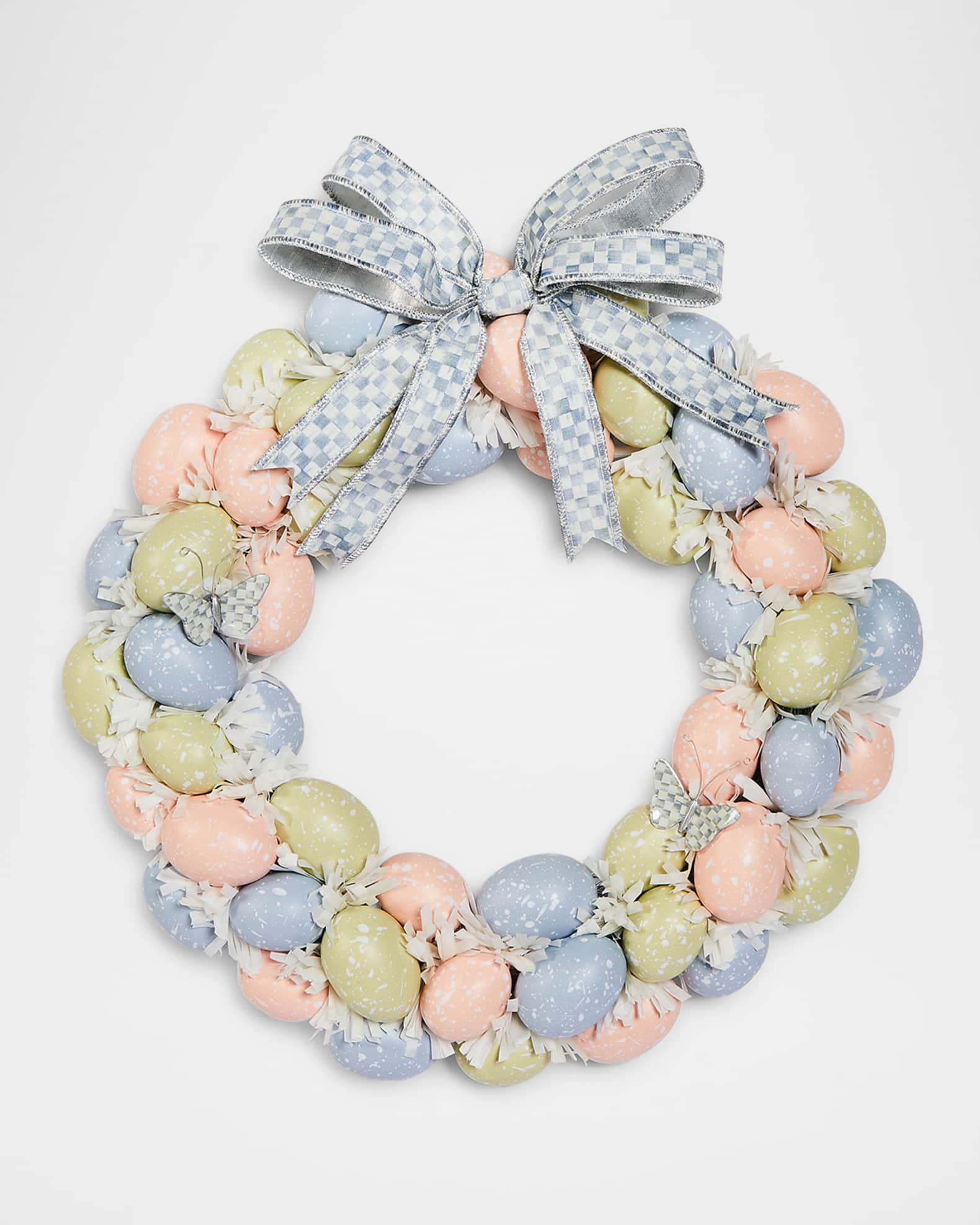 MacKenzie-Childs Cameo Egg 15" Wreath