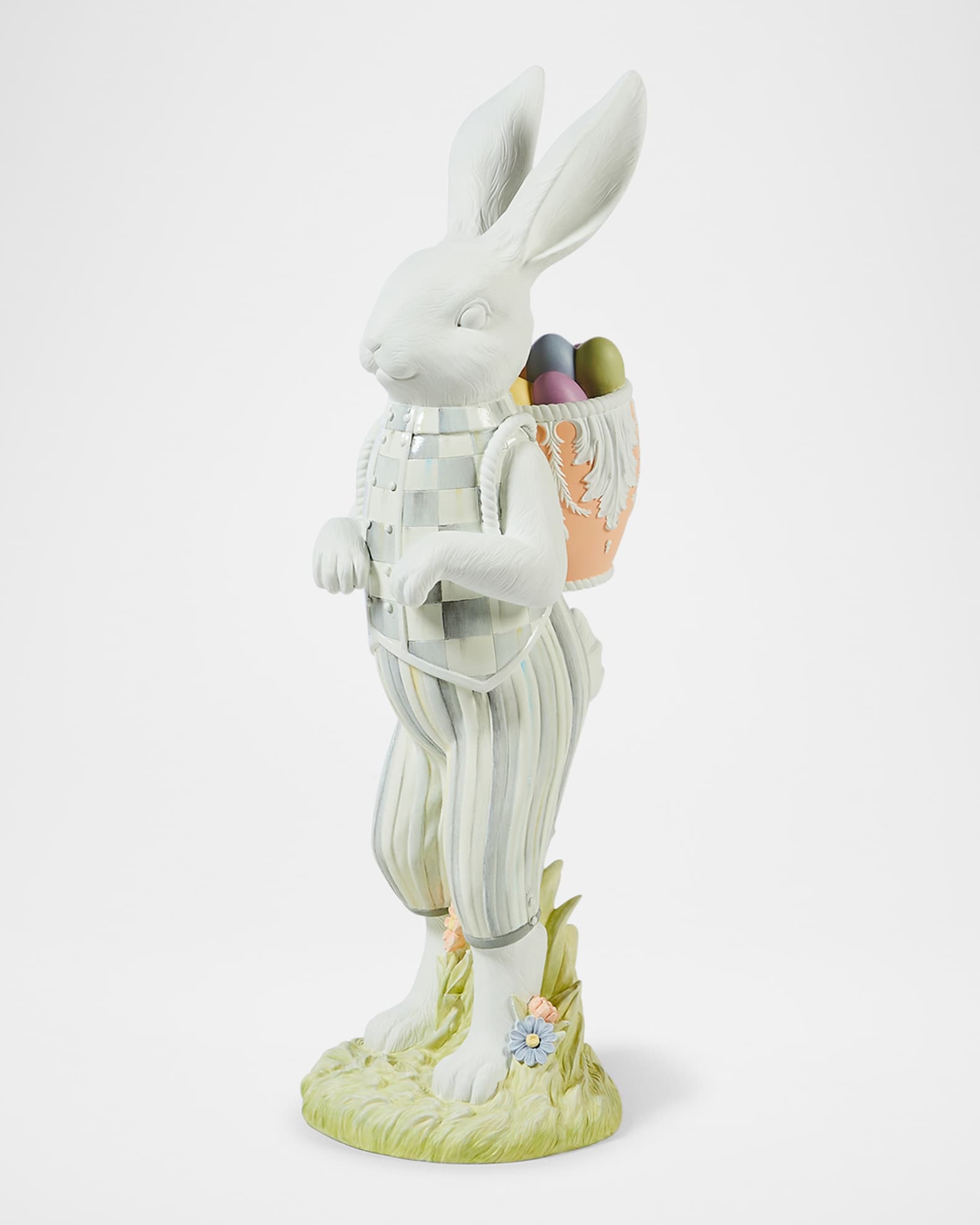 MacKenzie-Childs Cameo Tabletop Bunny with Pack