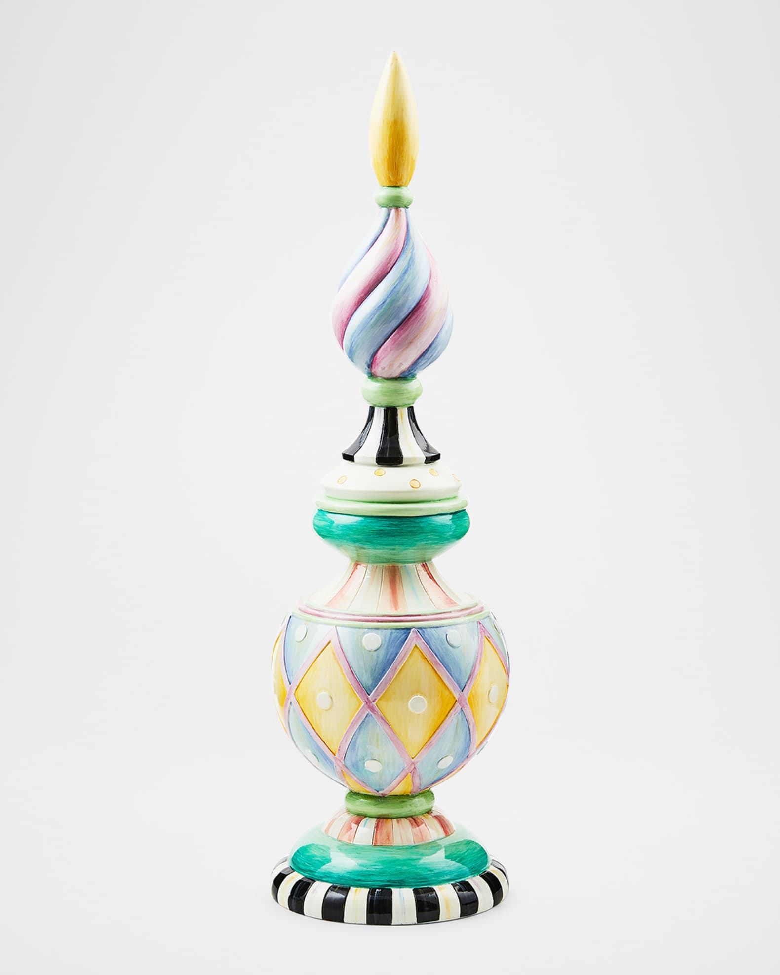 MacKenzie-Childs Rosy Meadow Short Finial