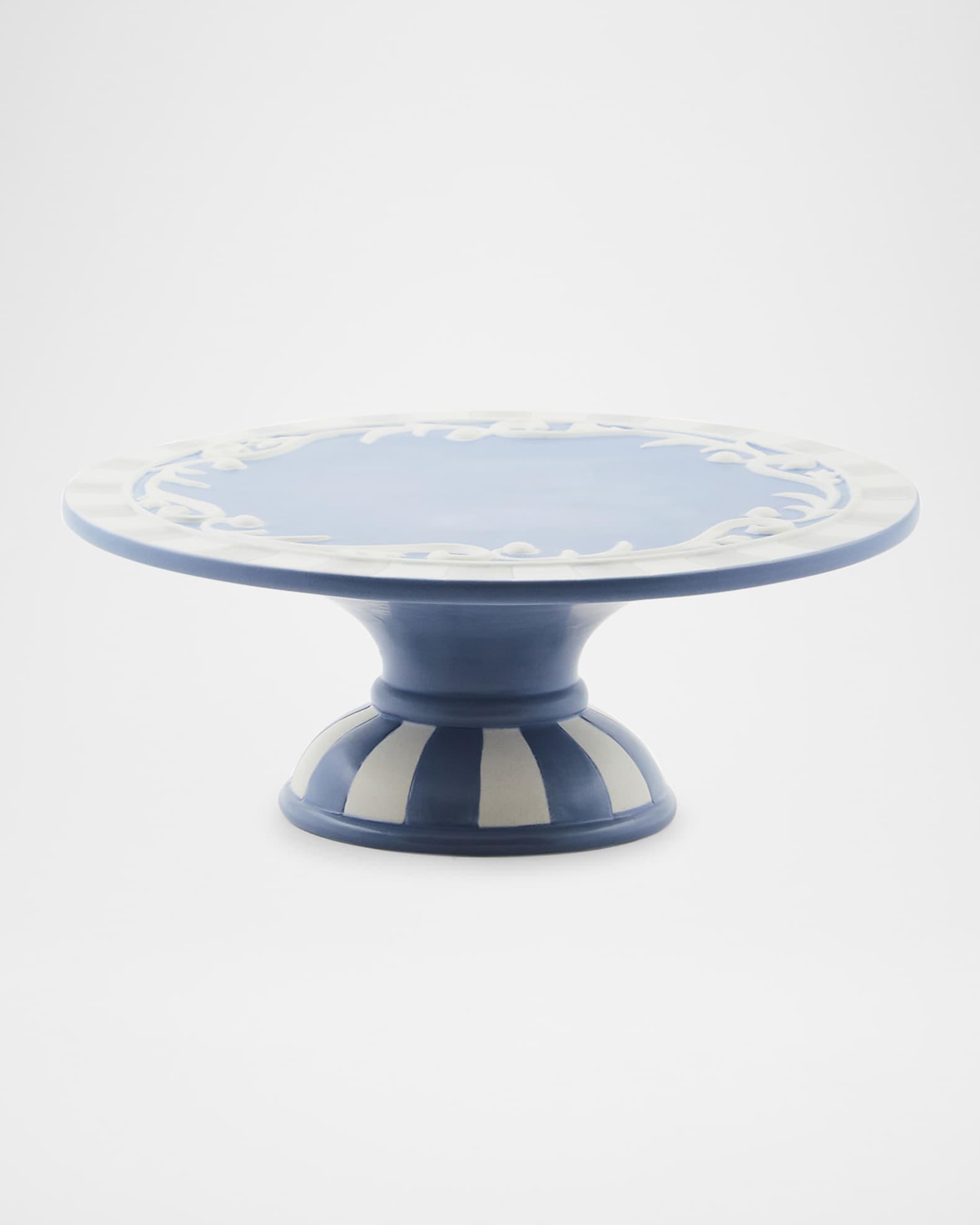 MacKenzie-Childs Cameo Pedestal Platter, Small