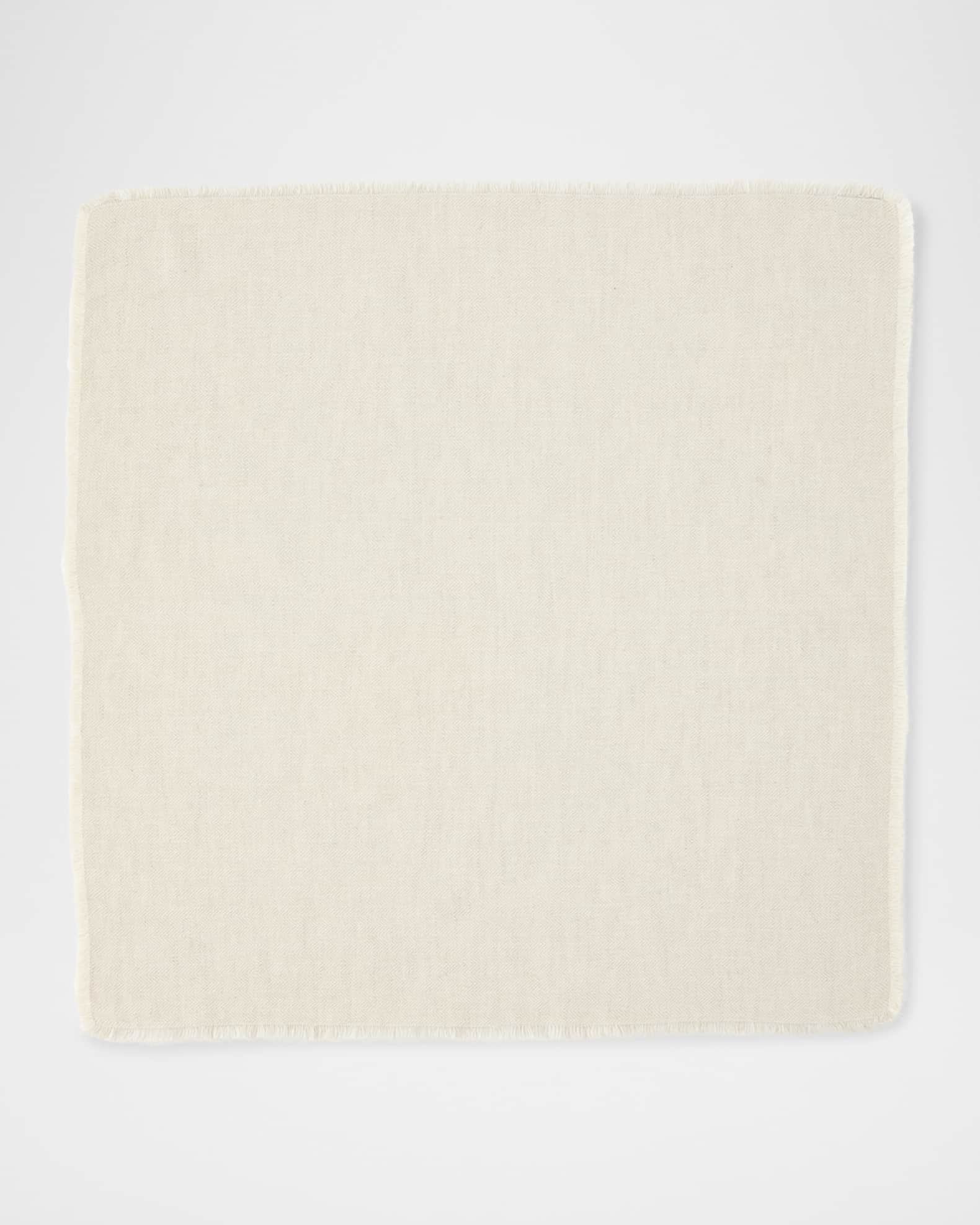 Deborah Rhodes Herringbone Fringe Napkins, Set of 4