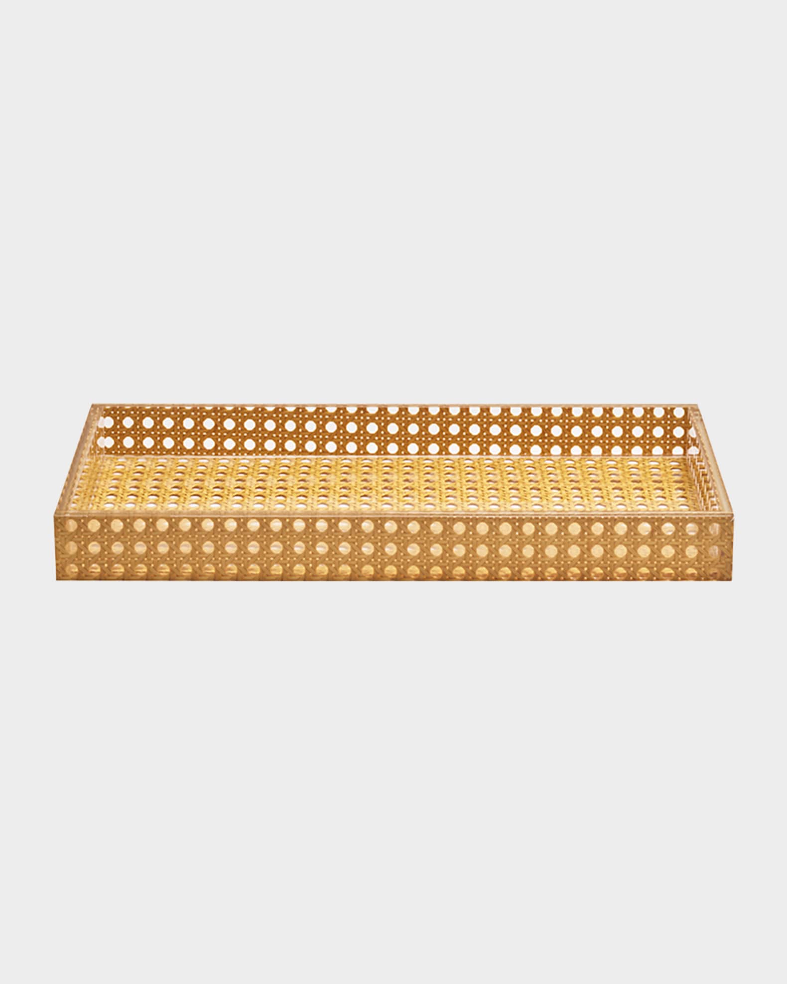 Kim Seybert Reed Vanity Tray, Natural