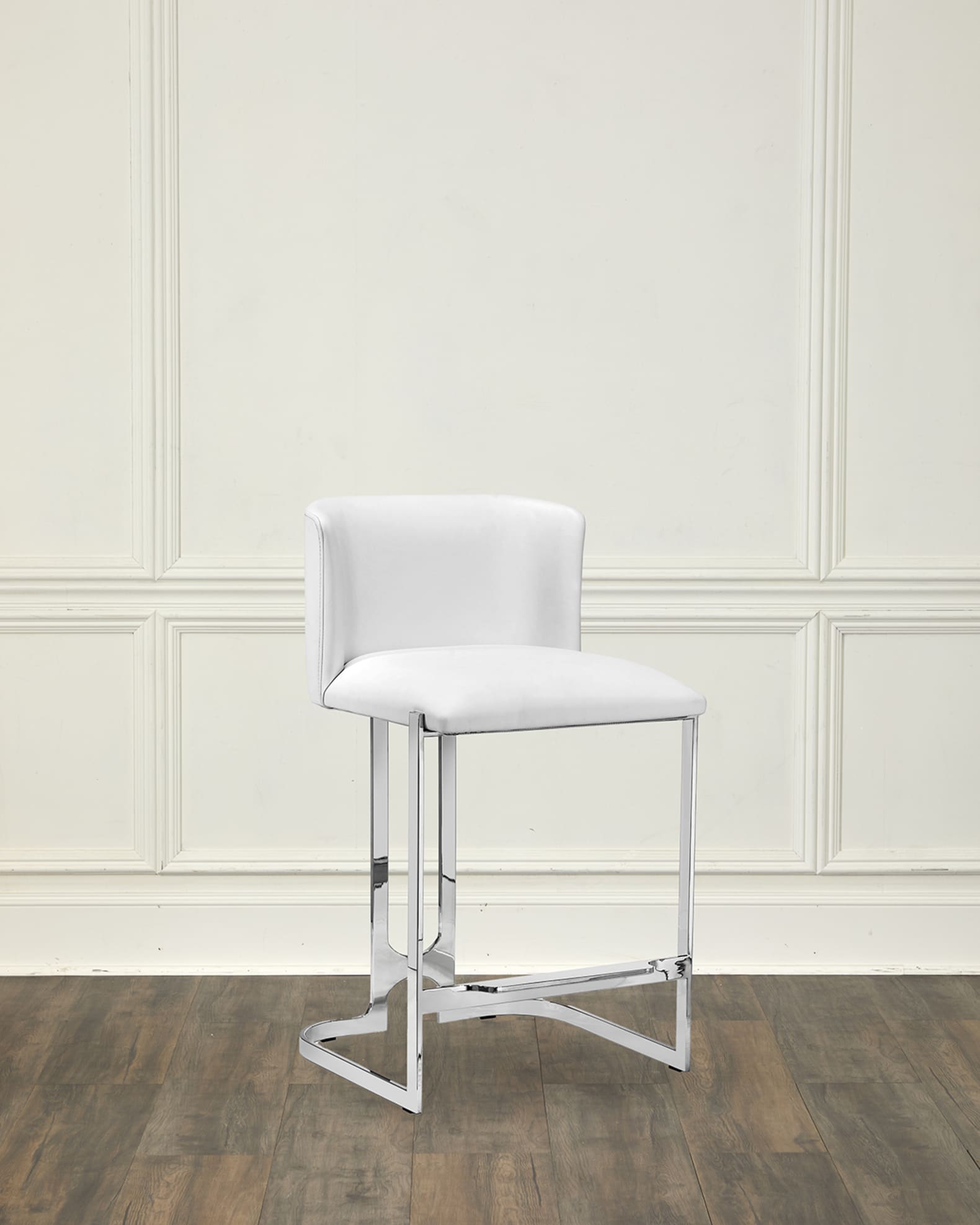 Interlude Home Banks 26" Vegan Leather Counter Stool