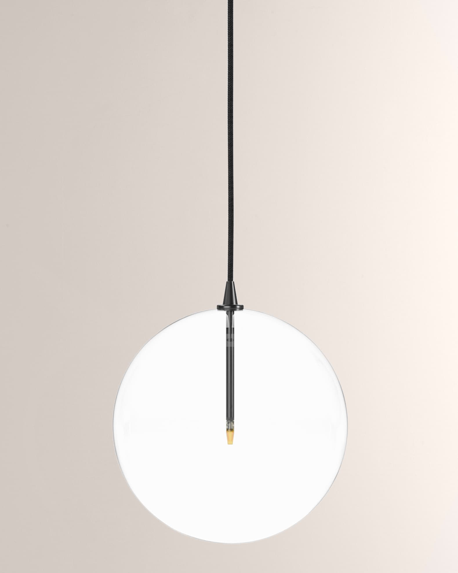 Four Hands Schwung Collection Glass Globe Large Pendant Light