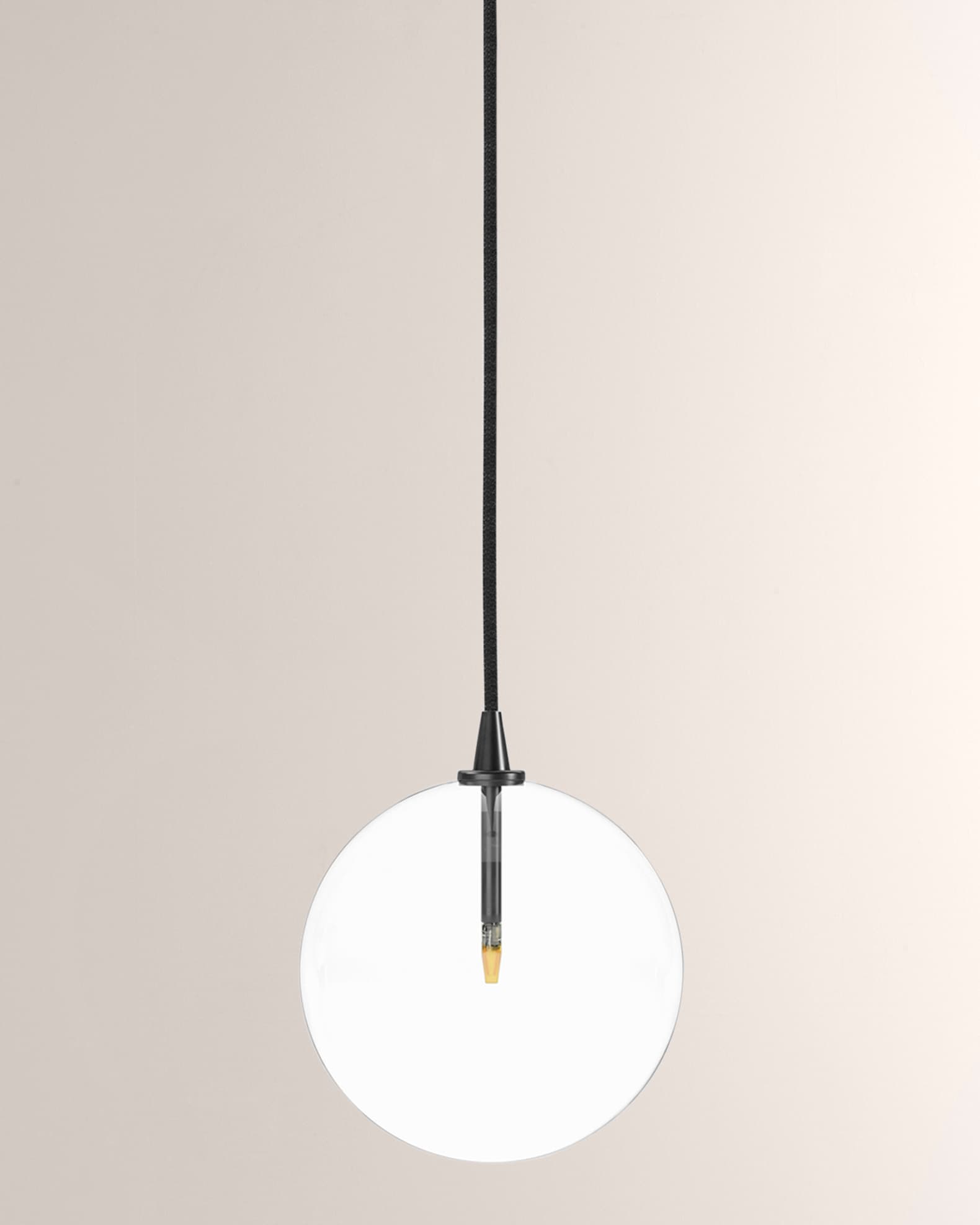 Four Hands Schwung Collection Glass Globe Small Pendant Light