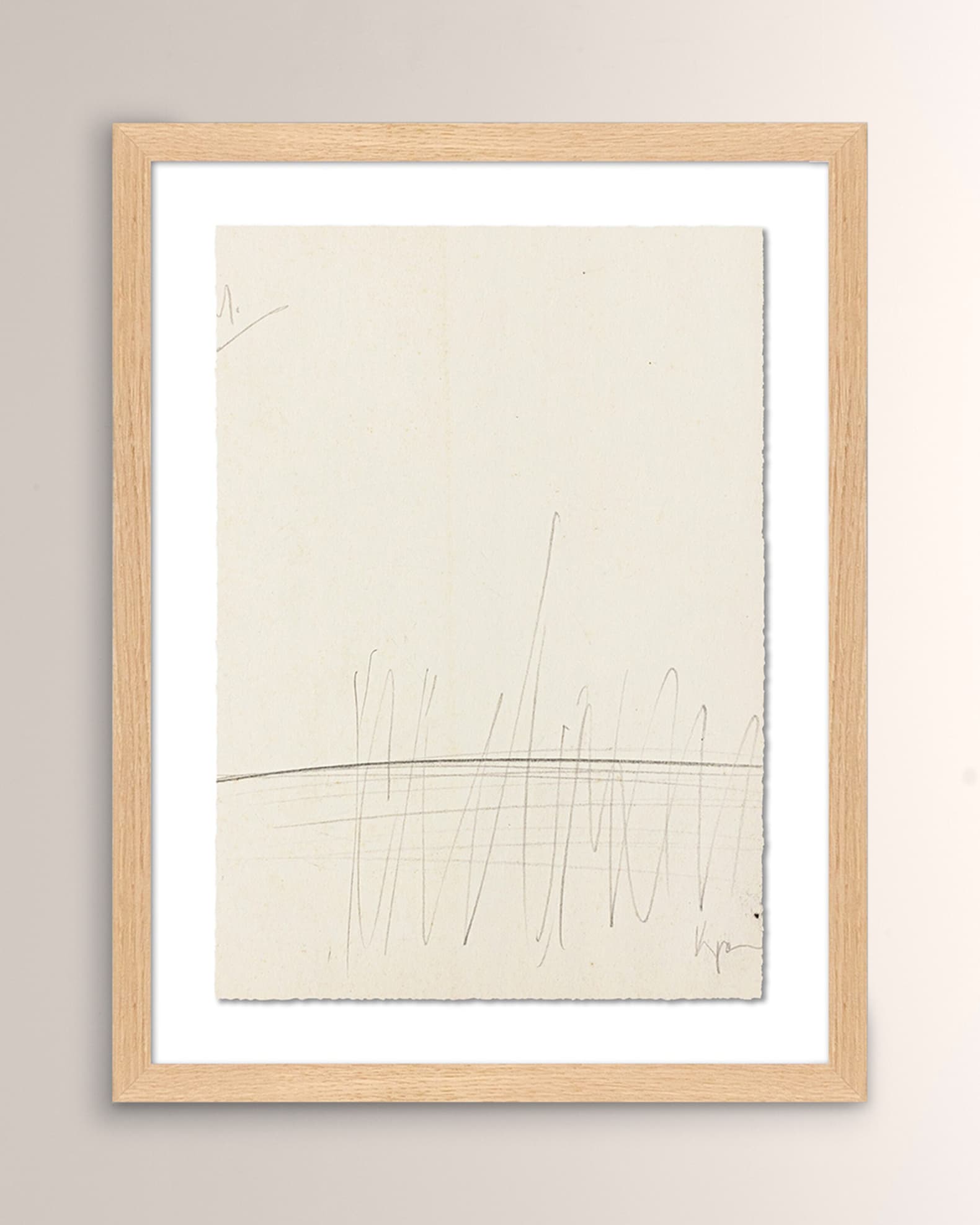 Four Hands "M Line Drawing" Framed Giclee by Karen Covey