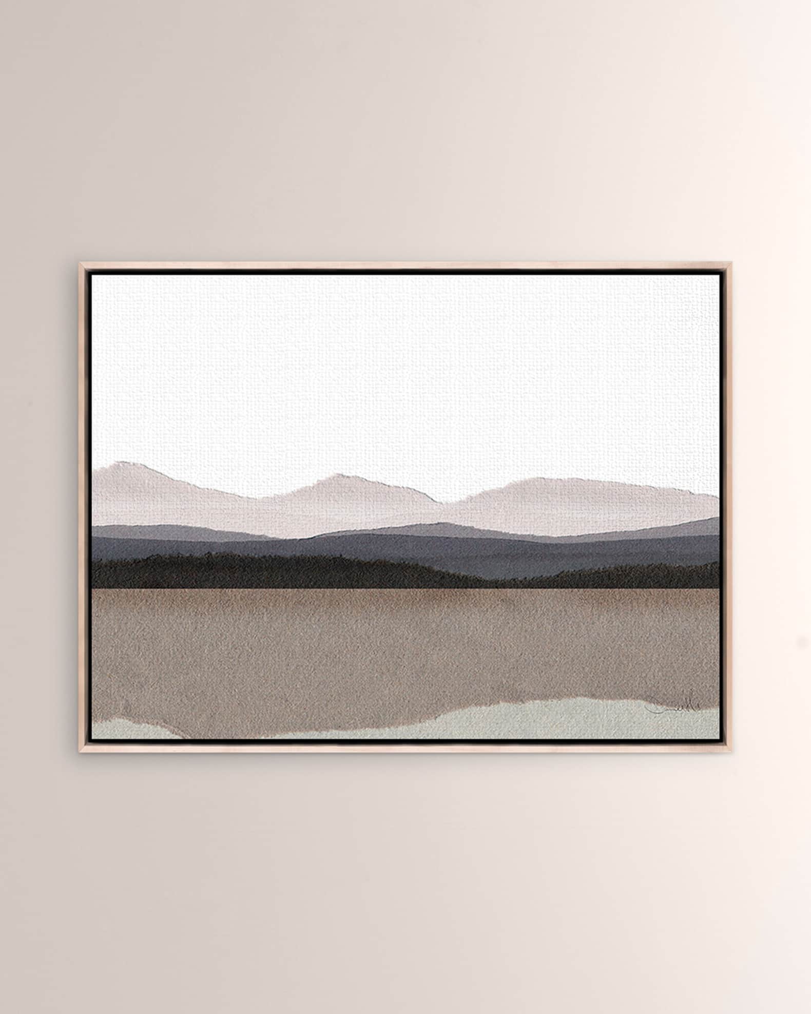 Four Hands "Paper Land" Framed Giclee by Dan Hobday
