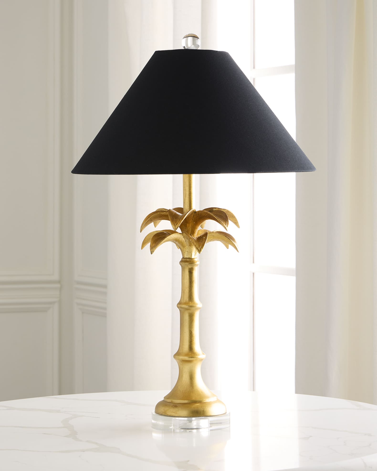 Couture Lamps Palm Leaf 32" Table Lamp