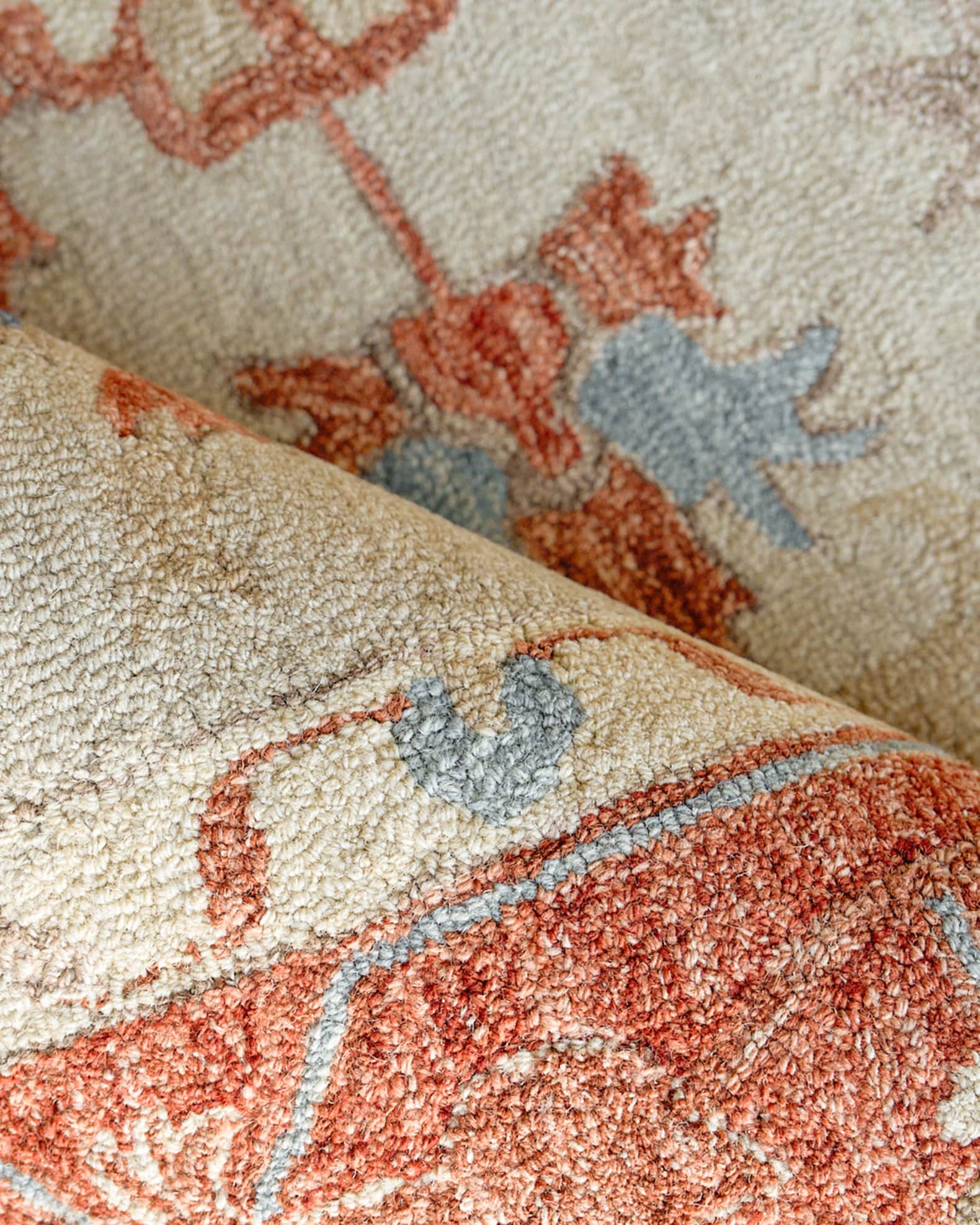 Exquisite Rugs Richmond Serapi Hand-Tufted Beige/Rust Rug, 12' x 15 ...