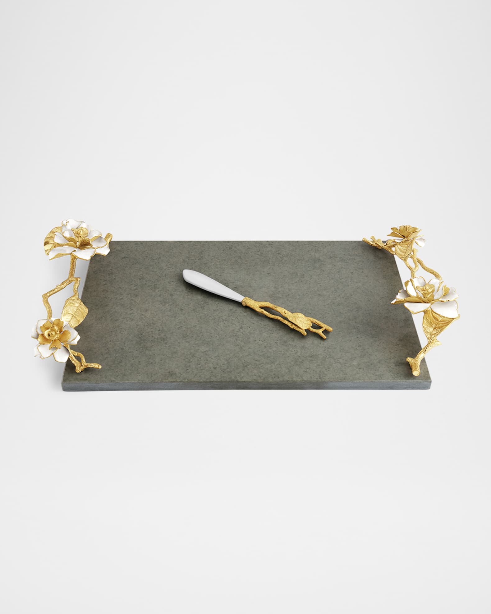 Michael Aram Gardenia Cheeseboard with Knife