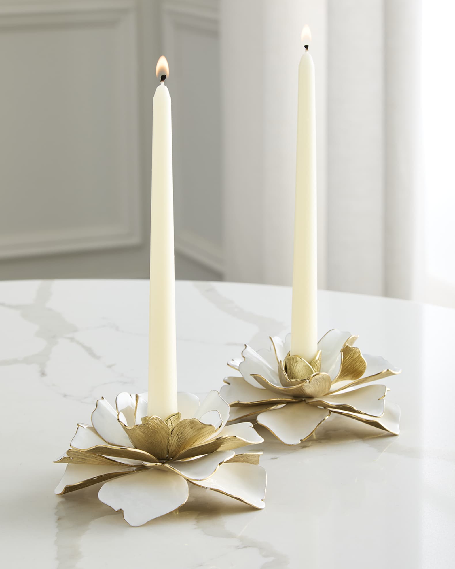 Michael Aram Gardenia Candleholders, Set of 2 | Horchow