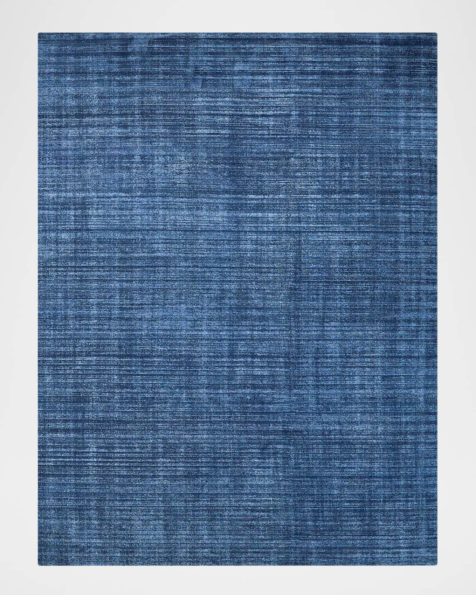 Exquisite Rugs Martelli Modern Hand-Loomed Navy Rug, 8' x 10'