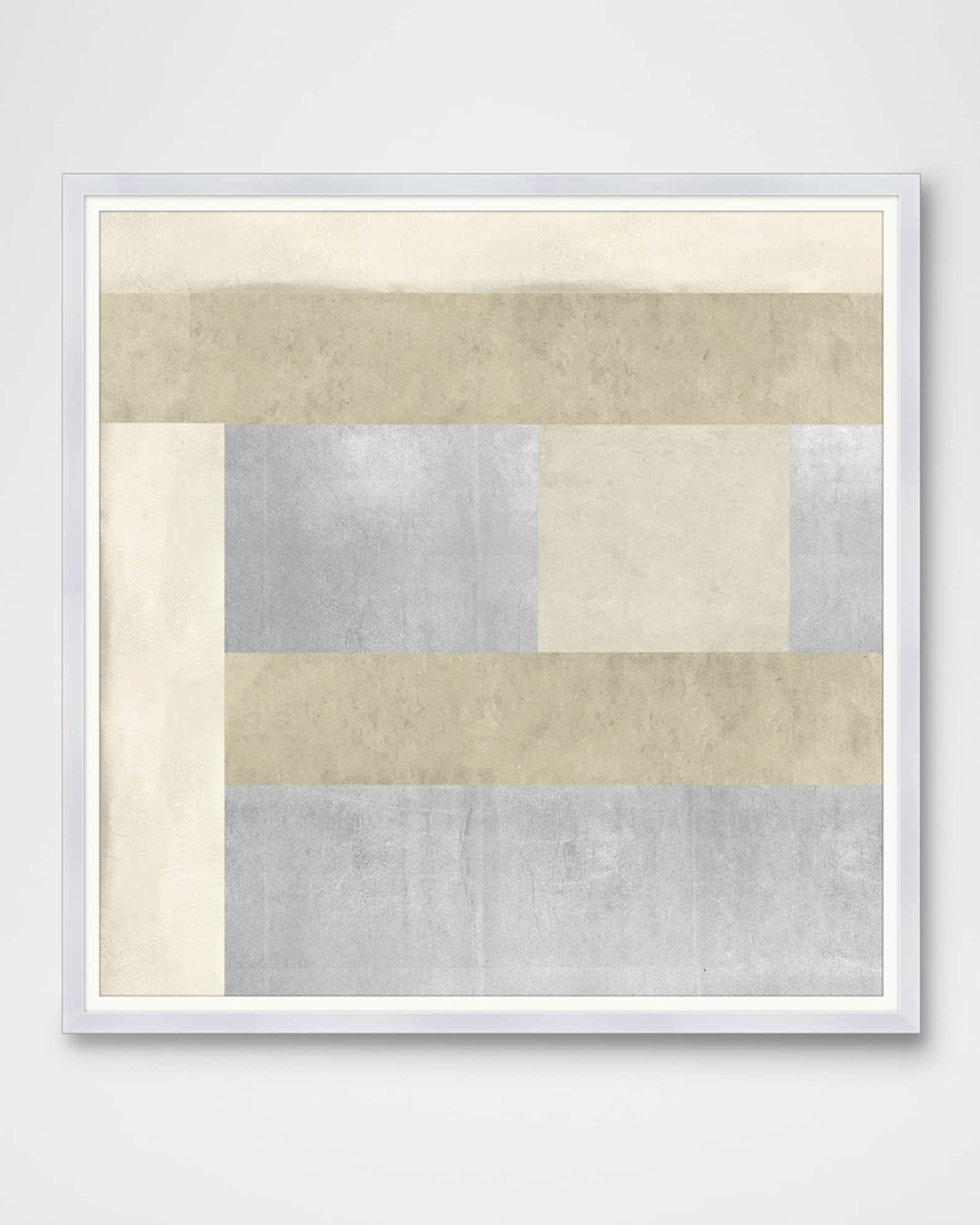 Wendover Art Group "Silver Maze 1" Framed Giclee