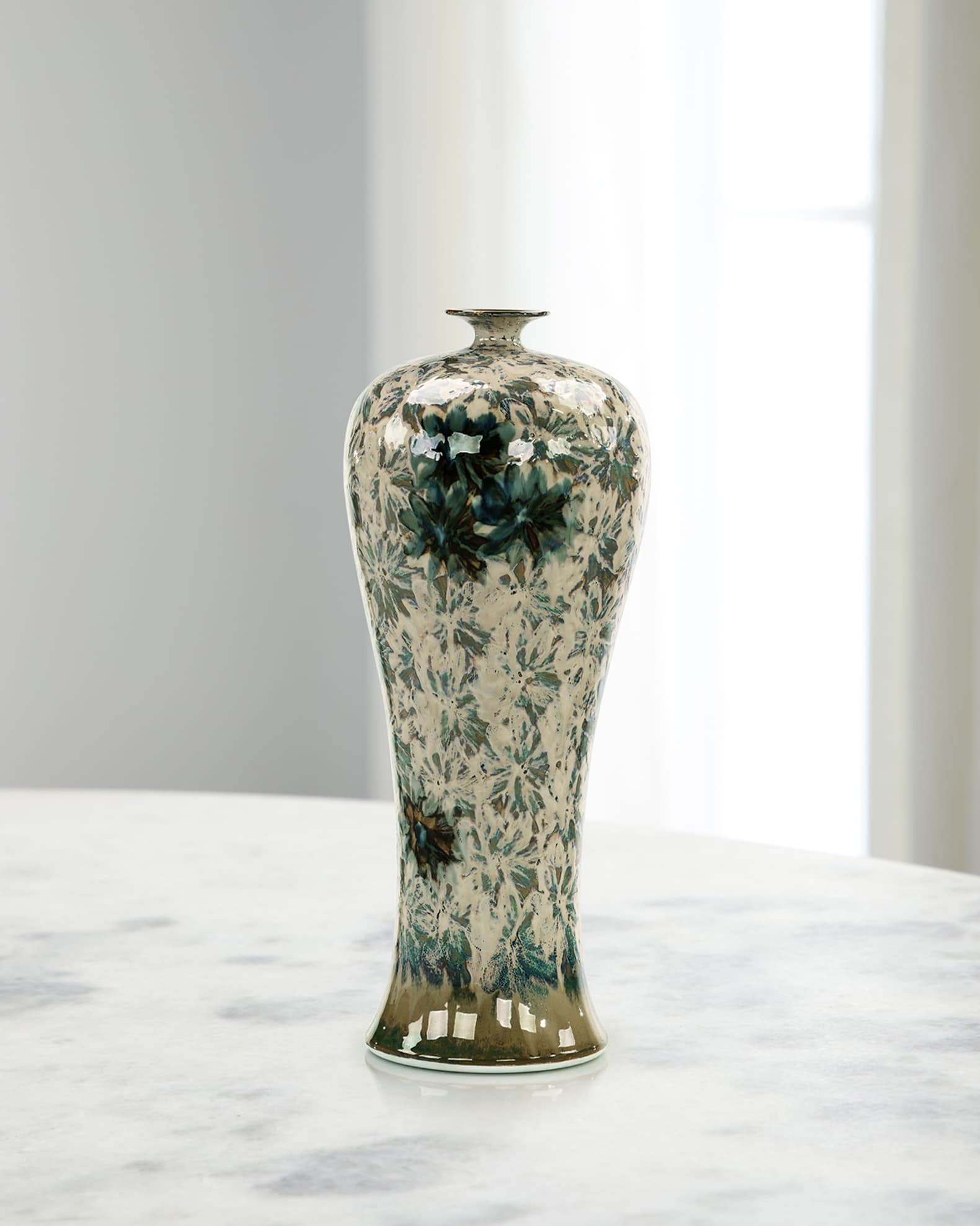 John-Richard Collection Porcelain Gardens Vase, Small
