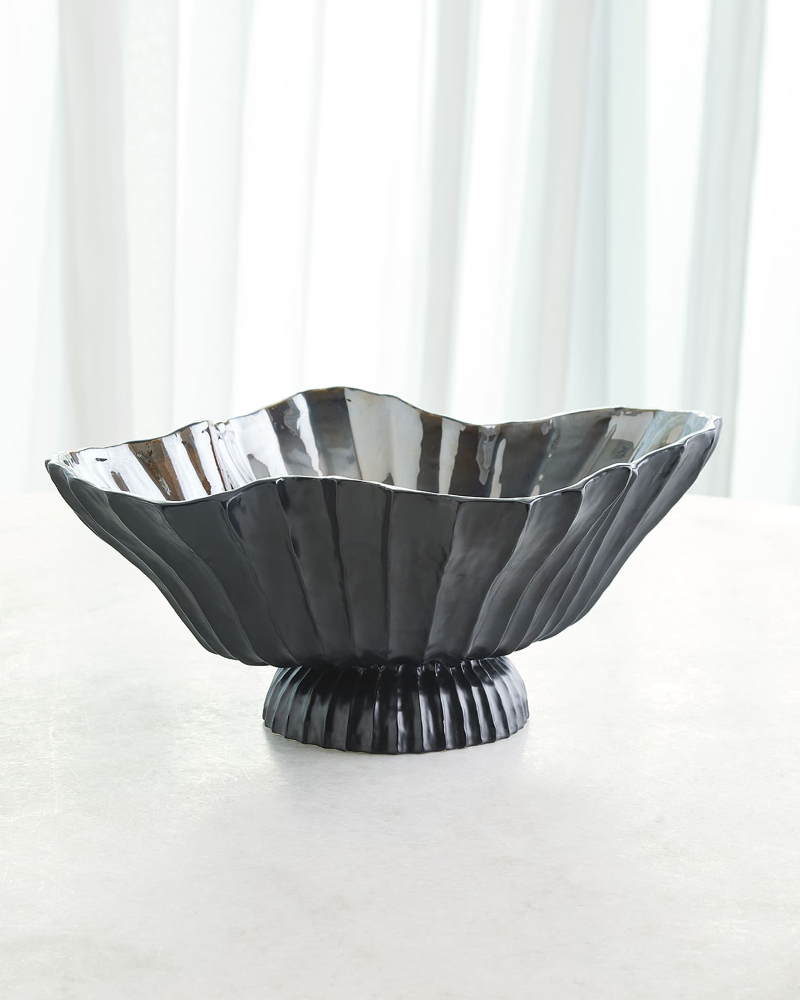 Global Views Folha Footed Bowl