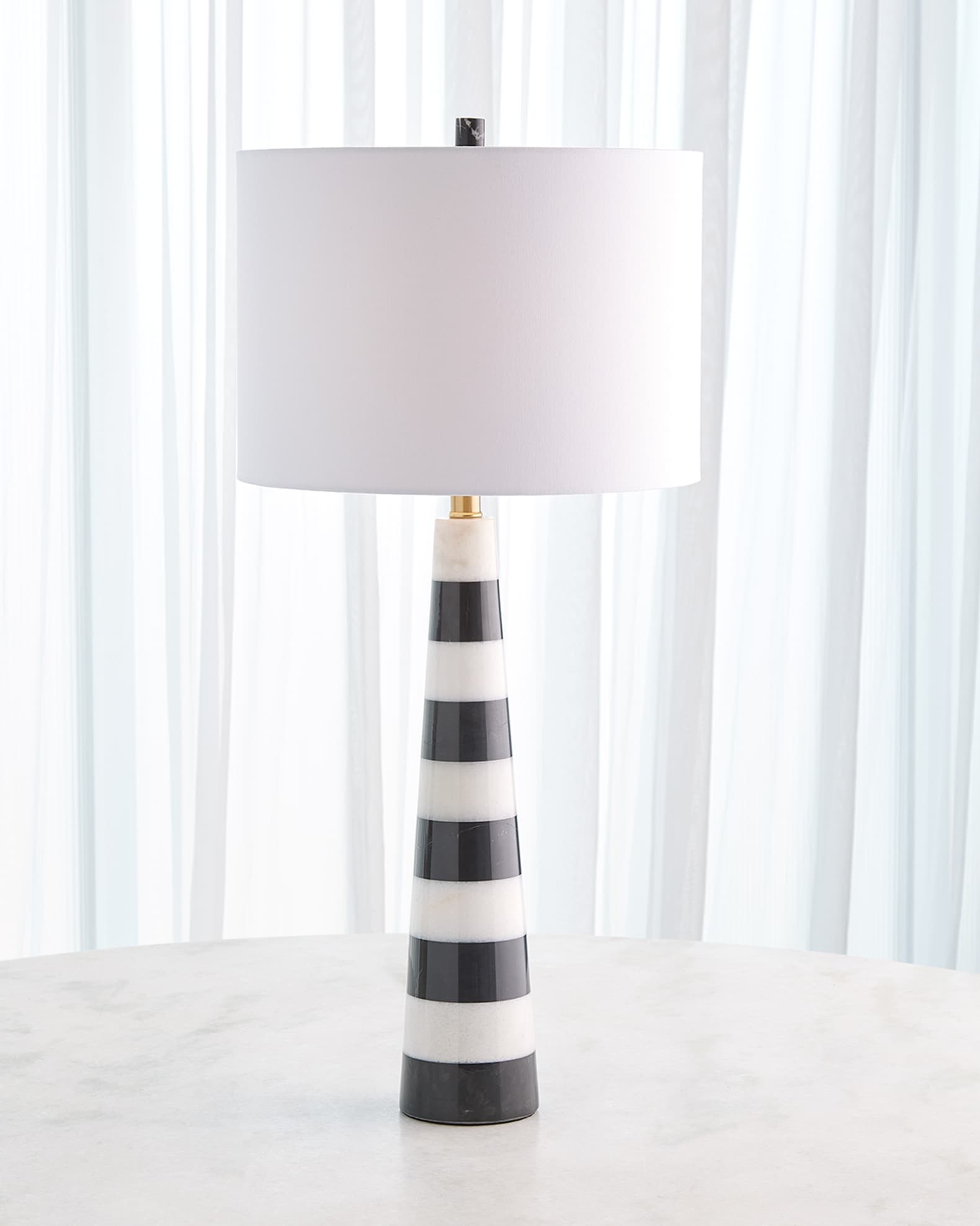 Global Views Pinnacle Marble Table Lamp
