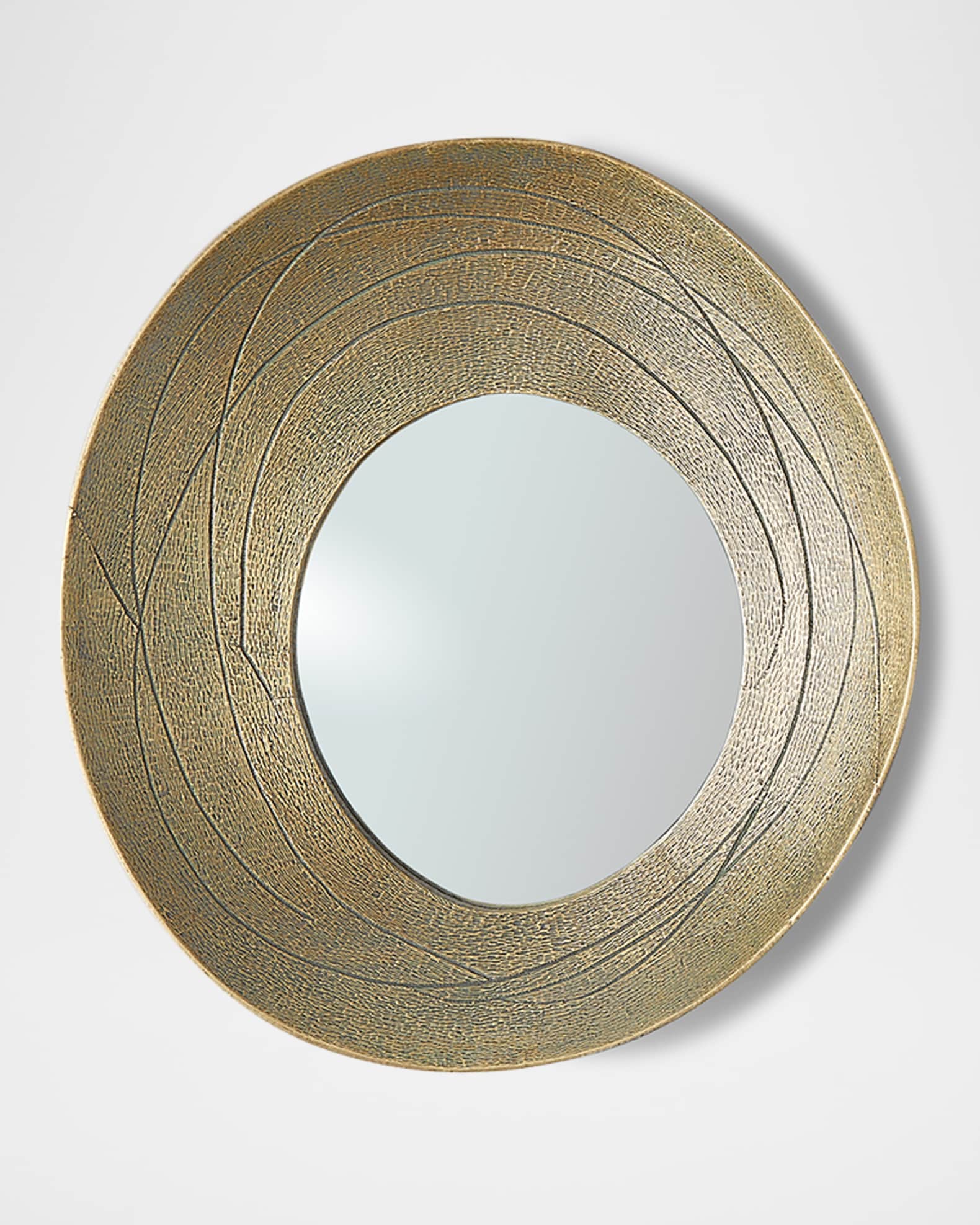 Global Views Saturn Small Wall Mirror