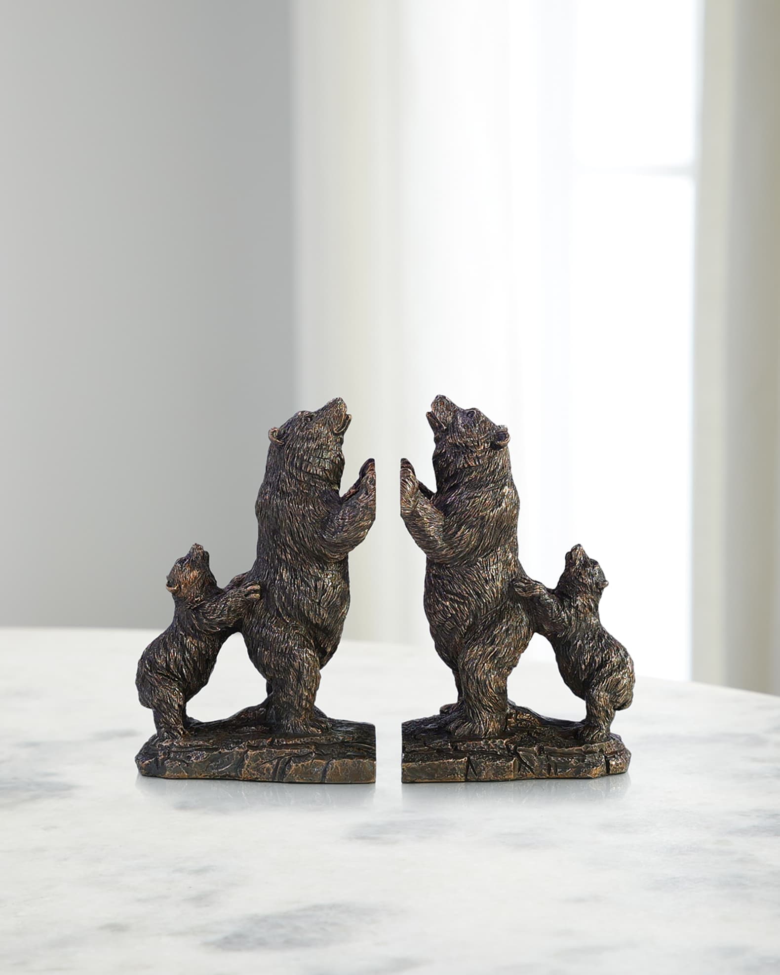 John-Richard Collection Ursine Bookends, Set of 2