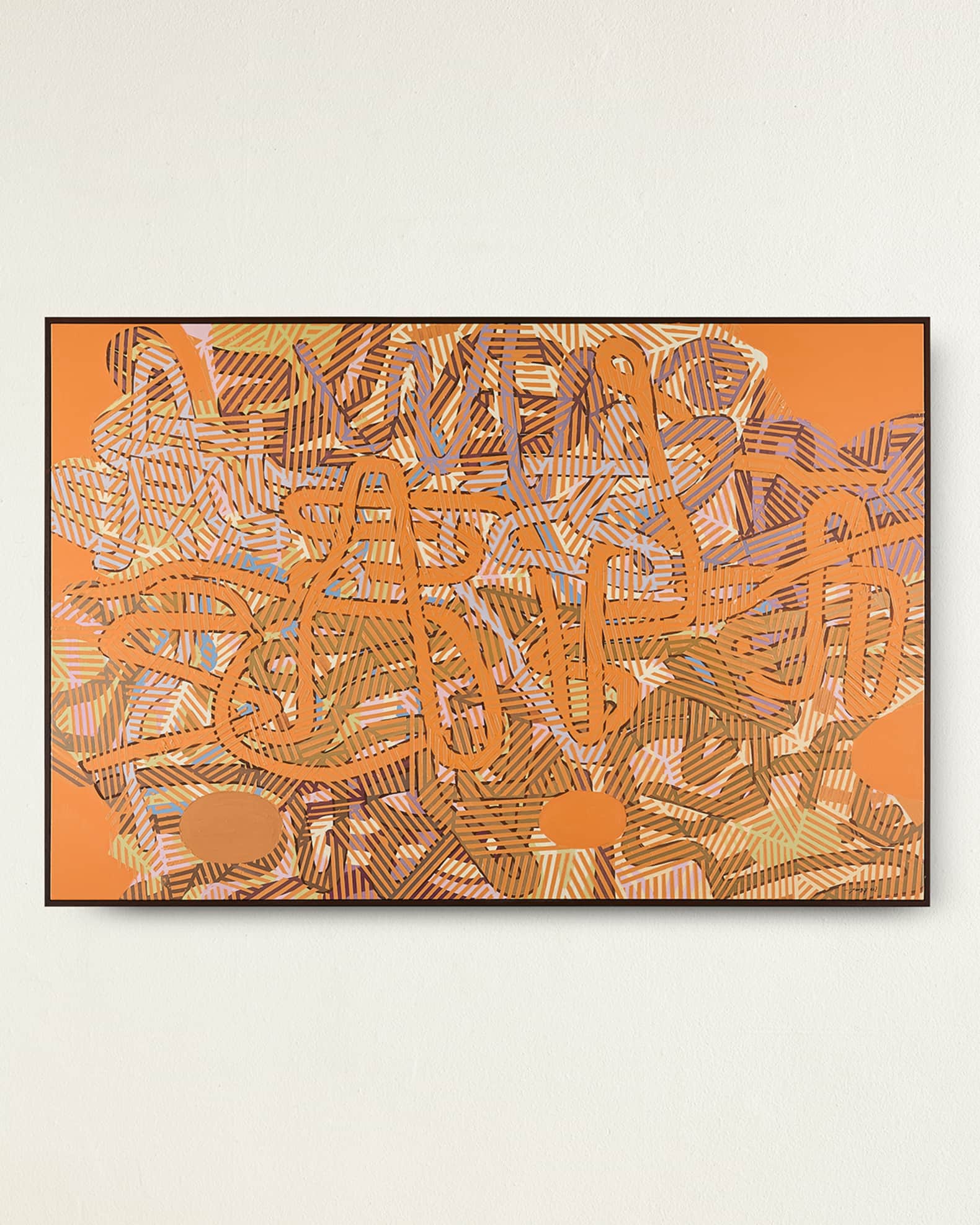 John-Richard Collection  "Meandering Pathways" Original Oil Painting on Canvas by Teng Fei