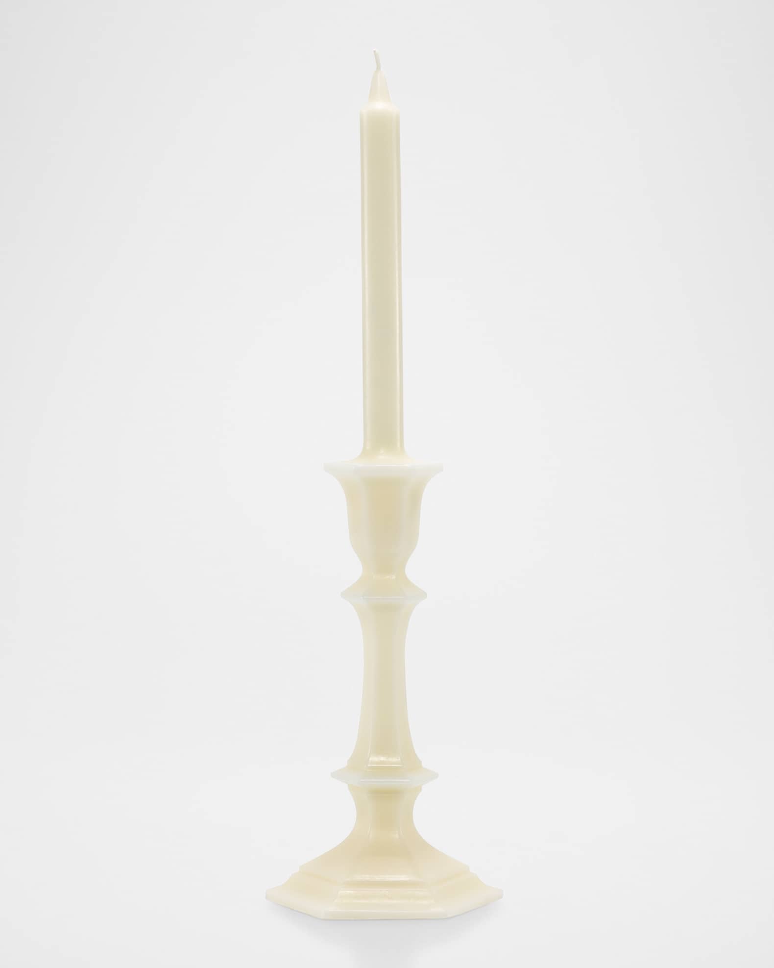 Baccarat Harcourt Candlestick Candle, Ivory