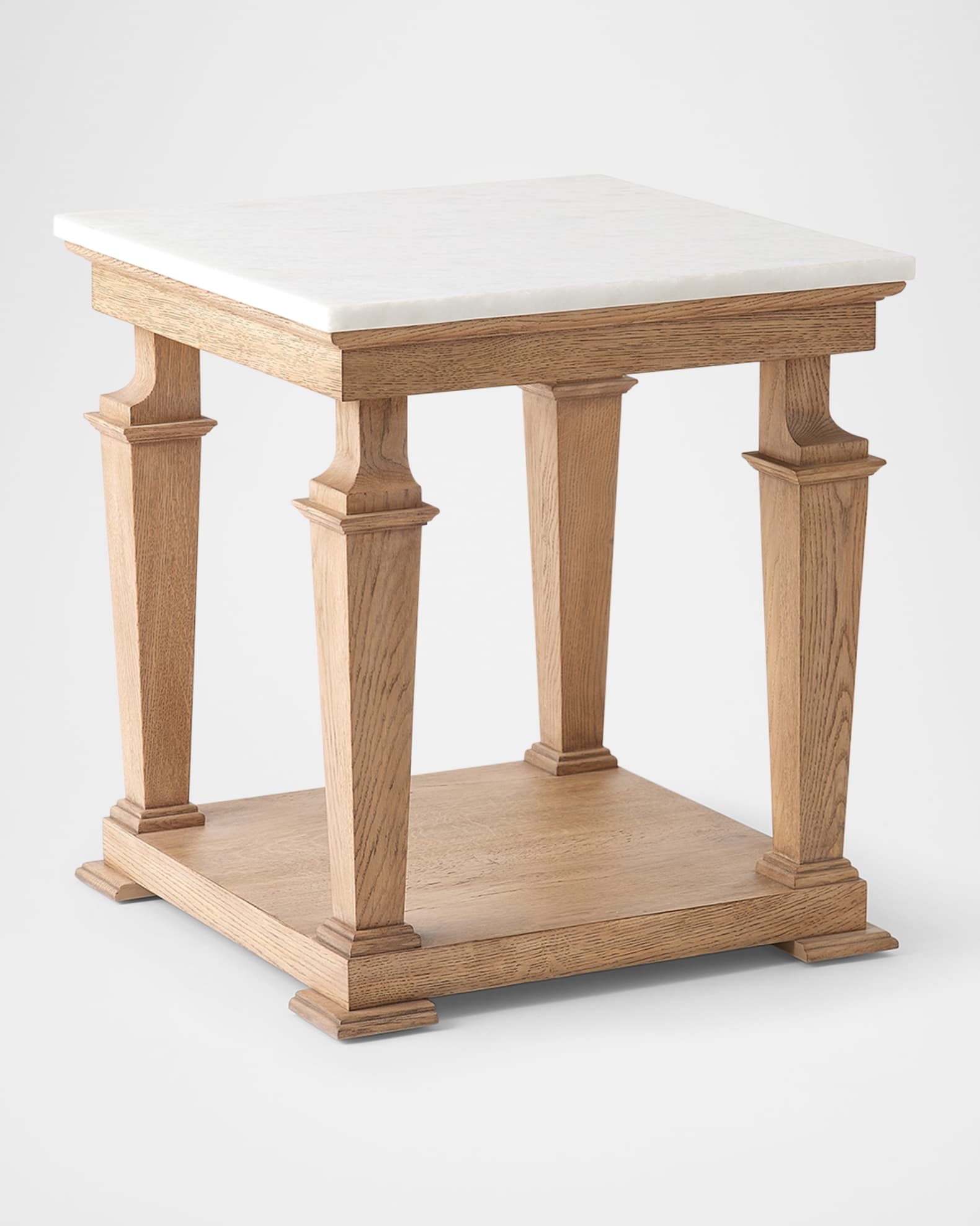 Global Views Josephine Side Table, Natural