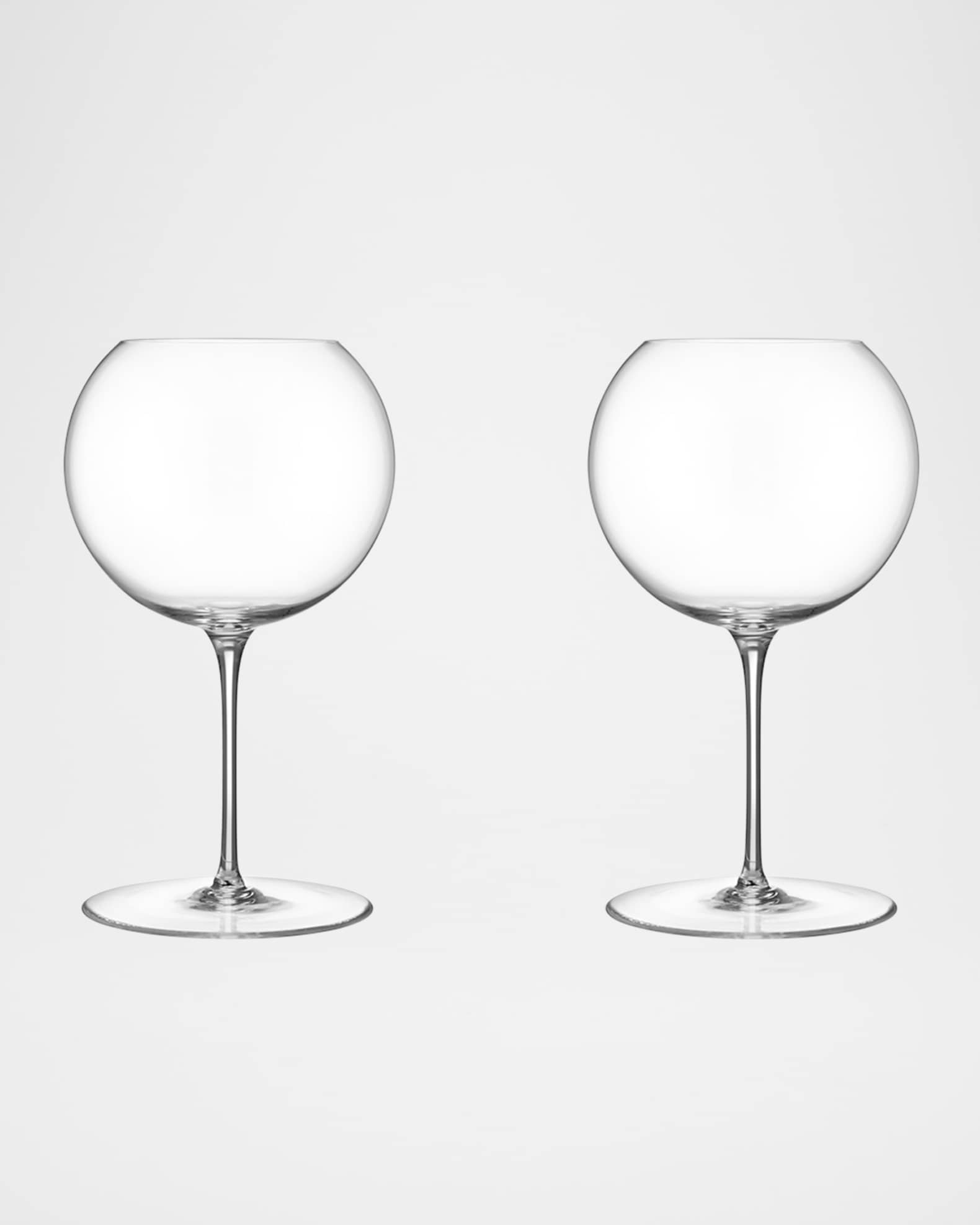 Orrefors Geometry 24.5 oz. Red Wine Glasses, Set of 2