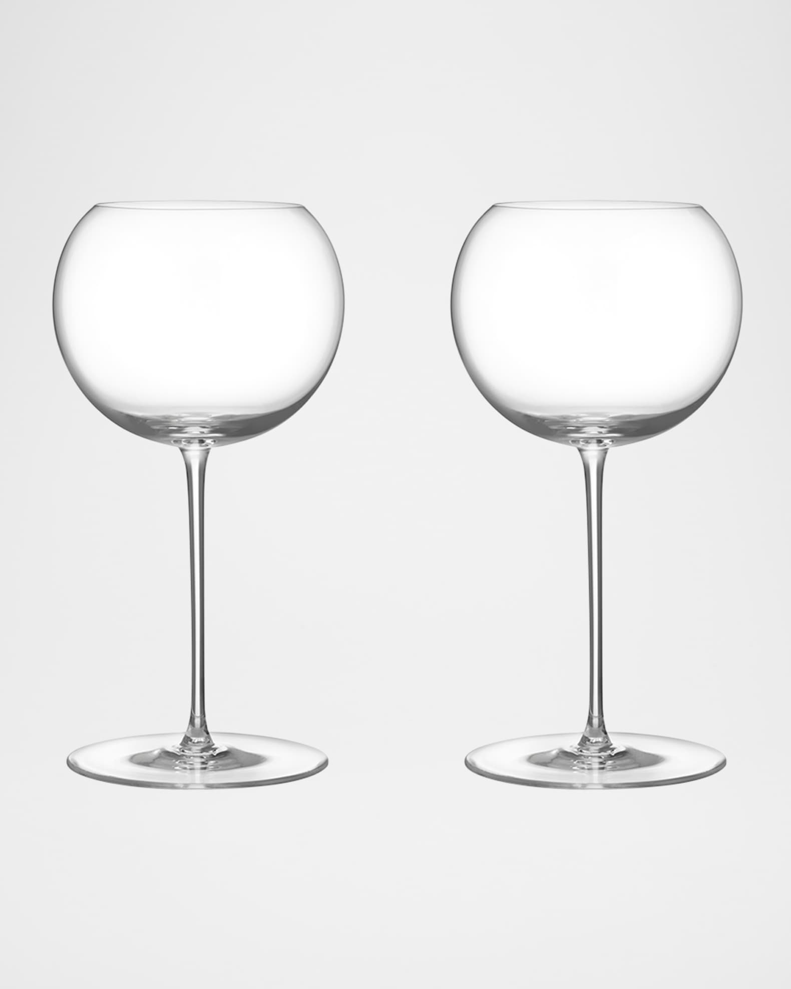 Orrefors Geometry 17.5 oz. White Wine Glasses, Set of 2