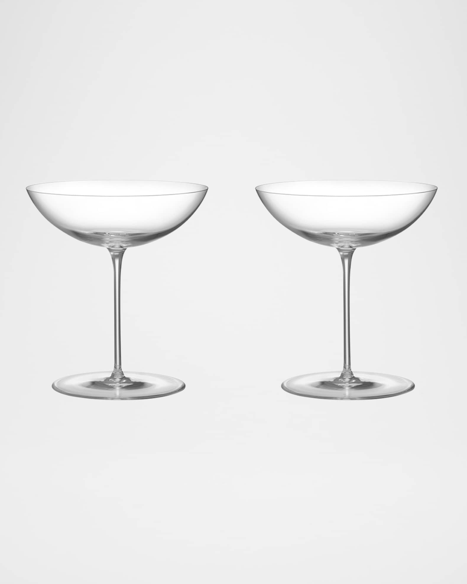 Orrefors Geometry 9 oz. Cocktail Glasses, Set of 2