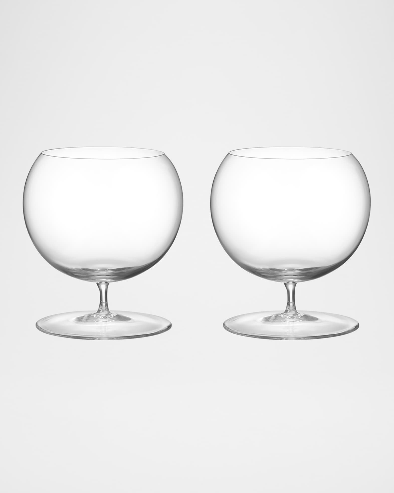 Orrefors Geometry 22.5 oz. Cognac Glasses, Set of 2