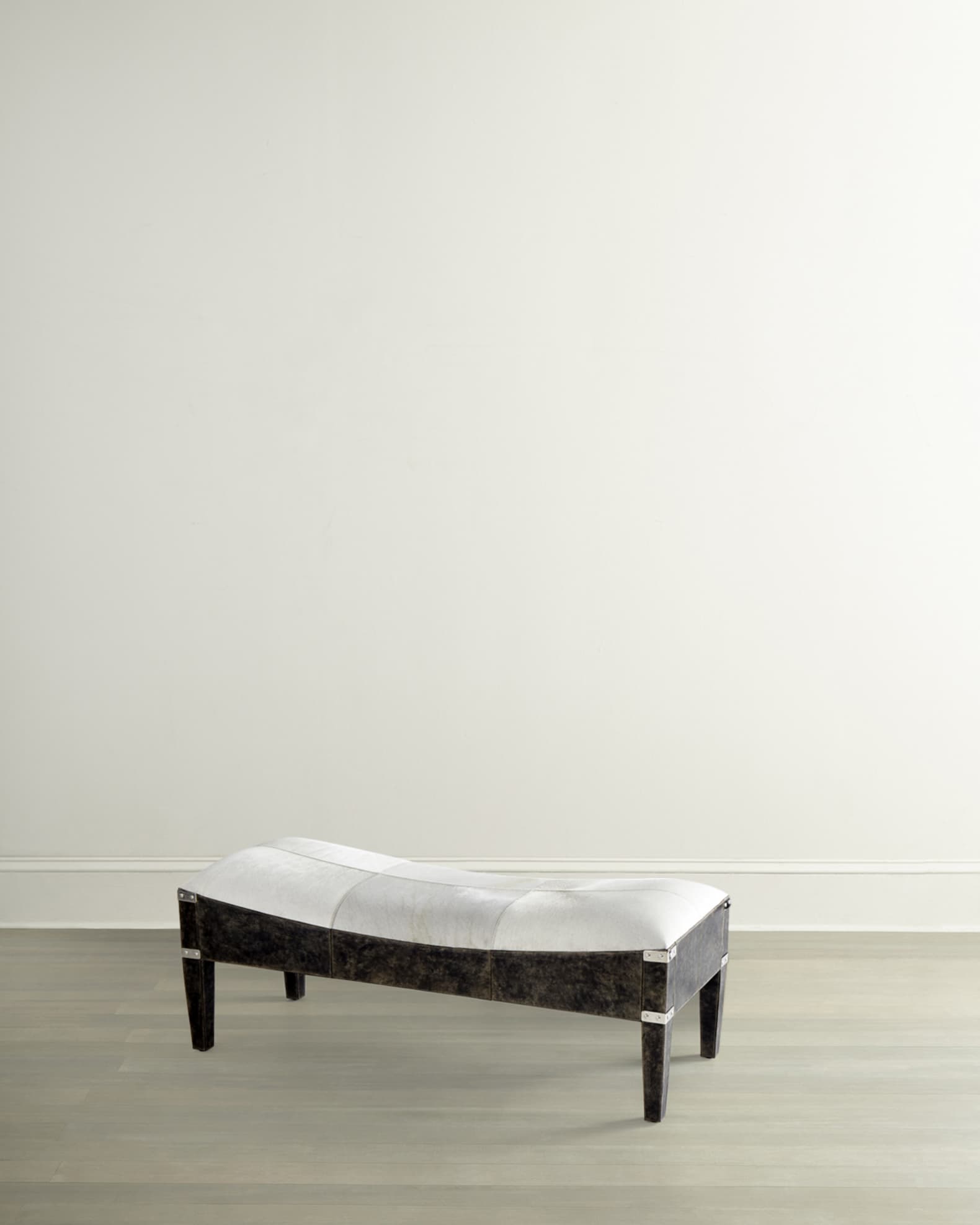 Casselton Hair on Hide Bench, 48"
