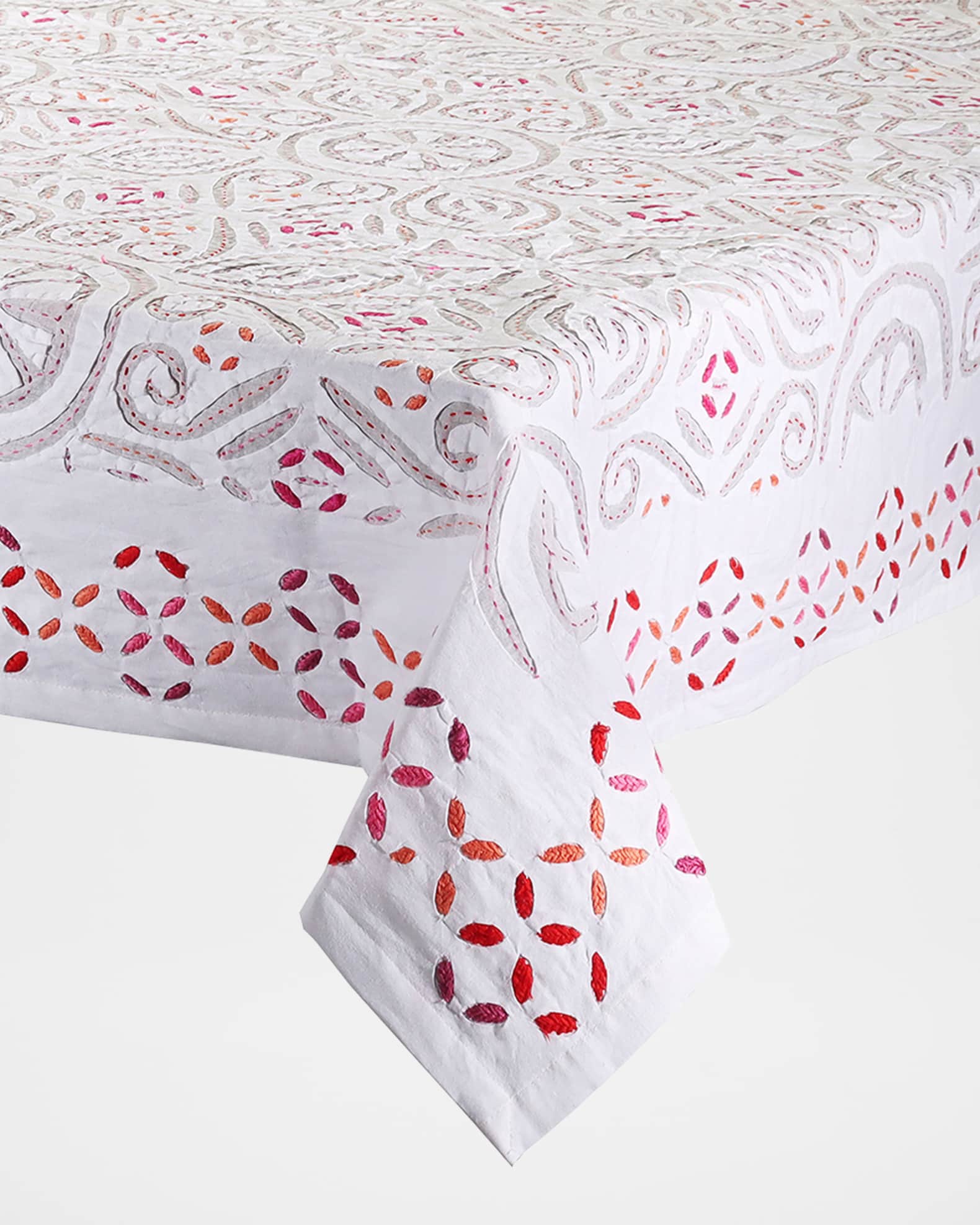 Kim Seybert Malta Tablecloth, 58" x 126"
